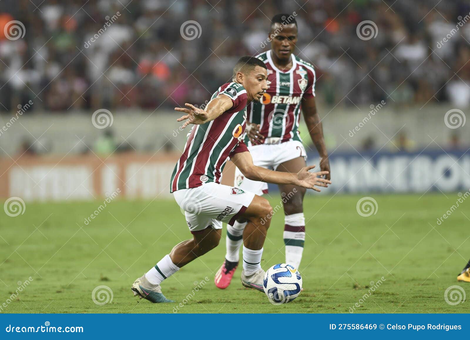 Fluminense Versus O Mais Forte Da Taça Libertadores Foto Editorial