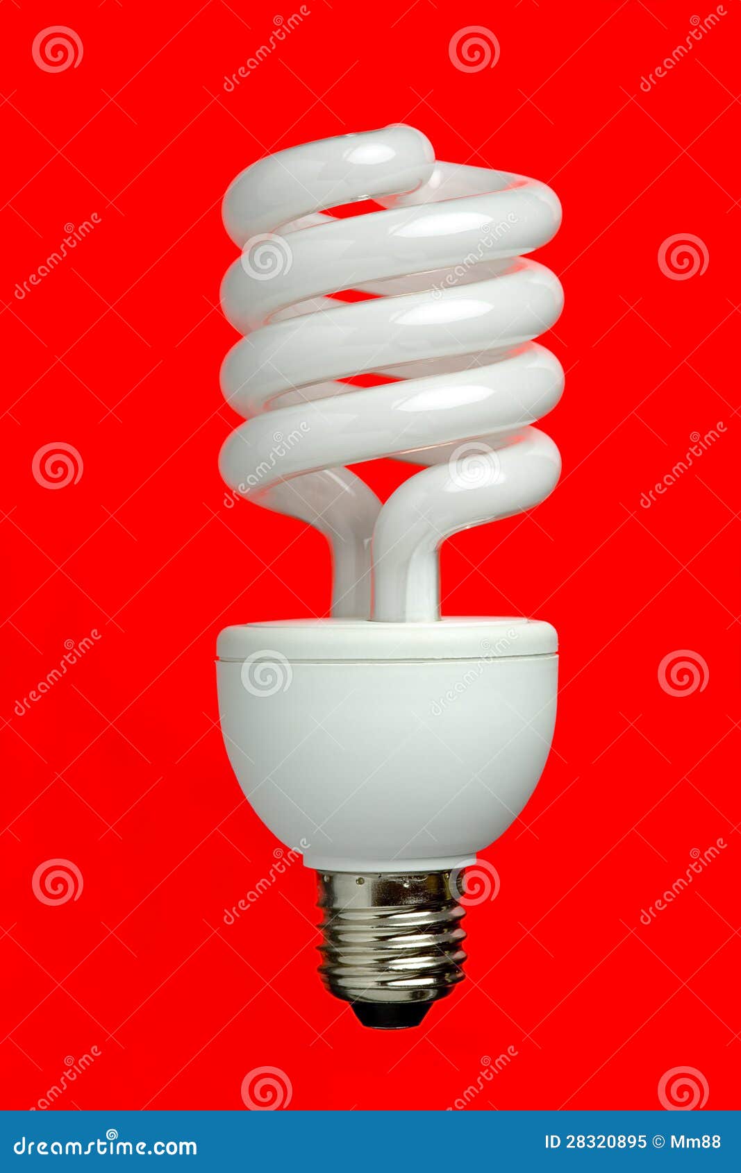 Fluorescent light bulb stock image. Image of electricity 28320895