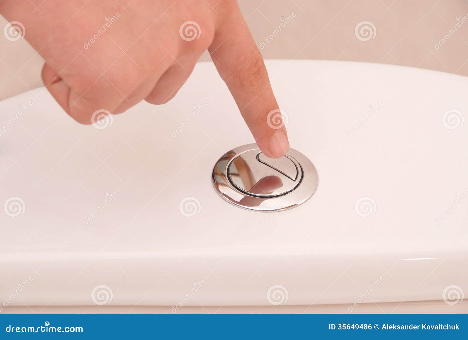 Flushing Toilet Royalty Free Stock Image Image 35649486