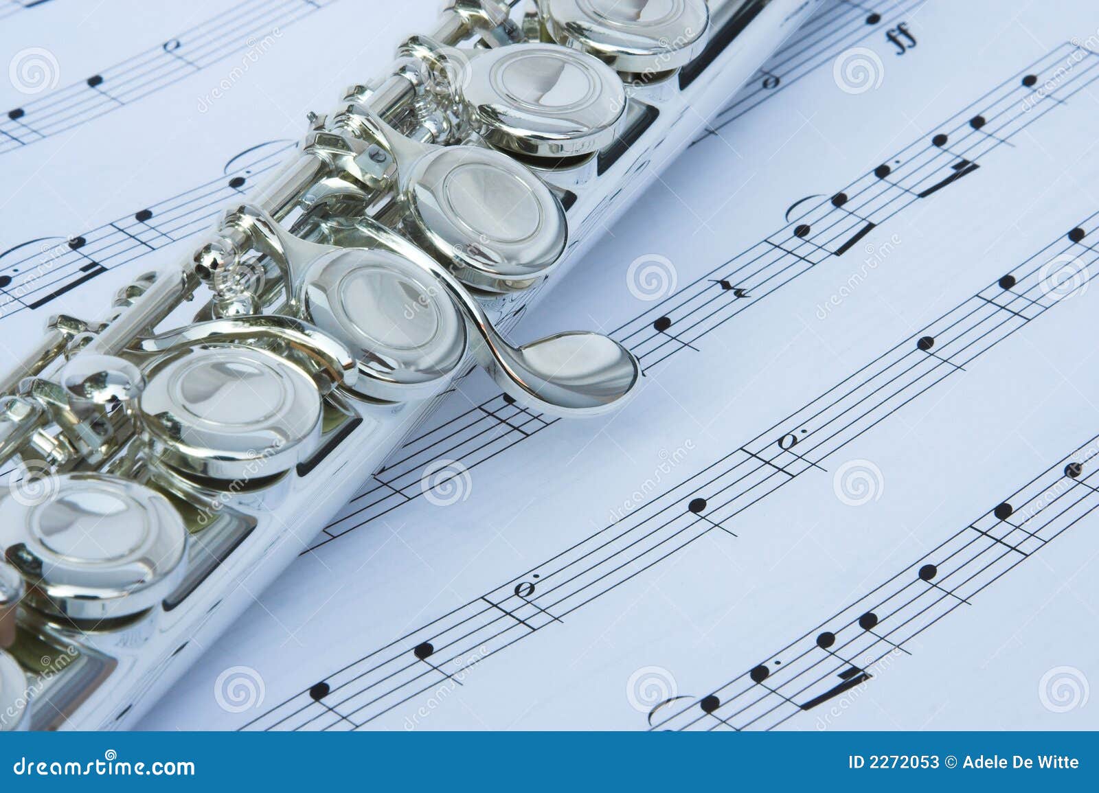 Flute Keys On Music