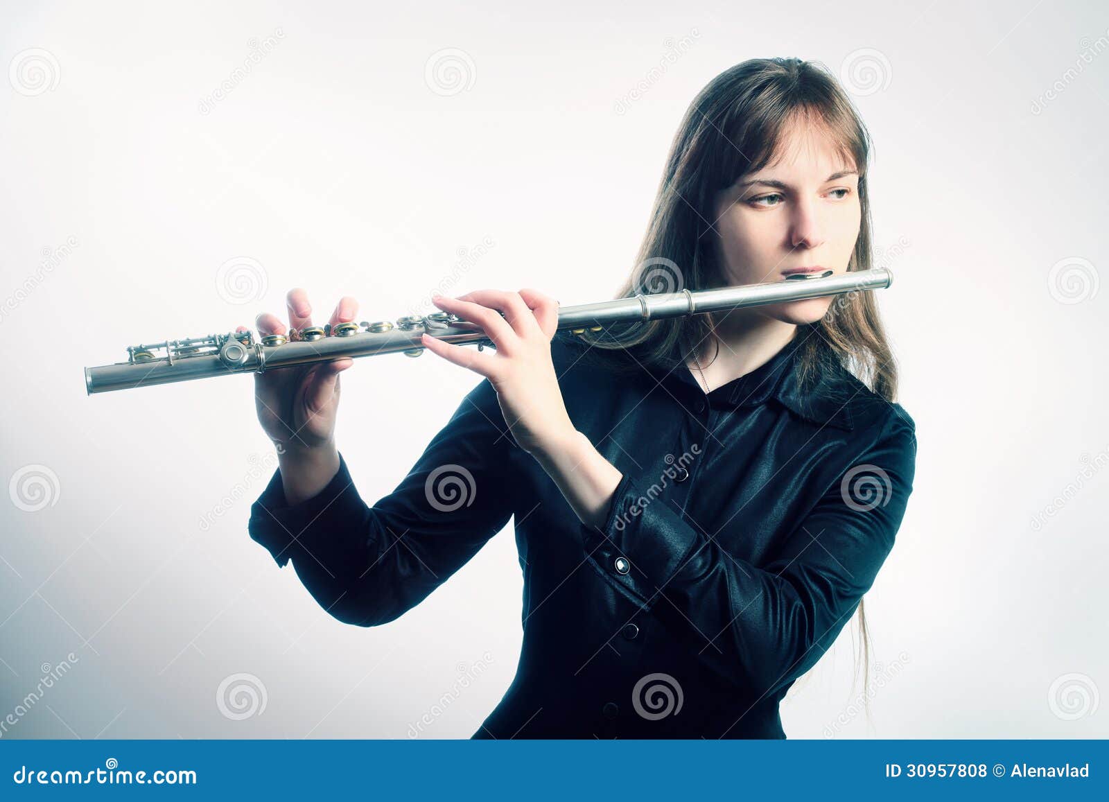flute music instrument flutist musician playing
