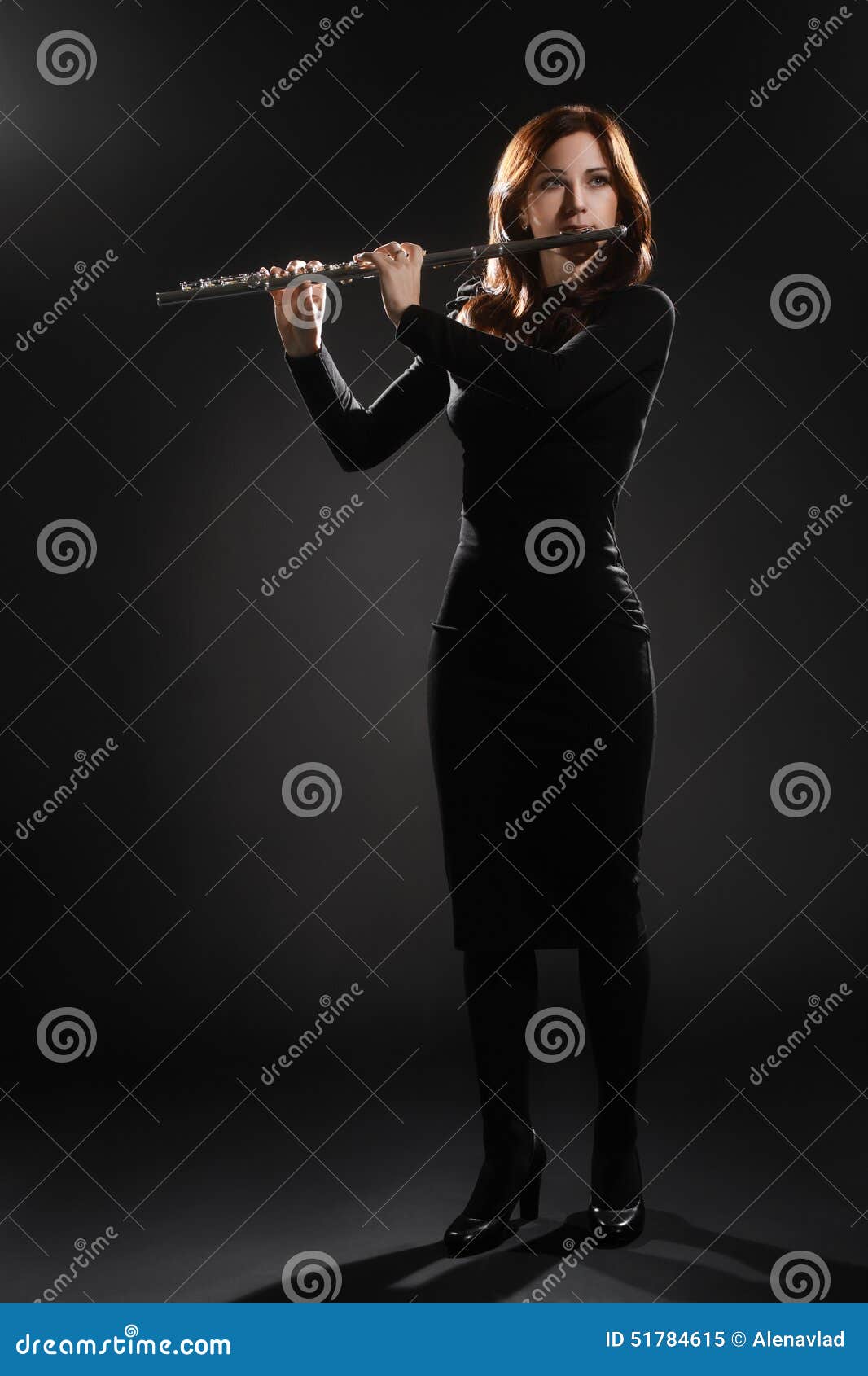 flute music performer woman flutist