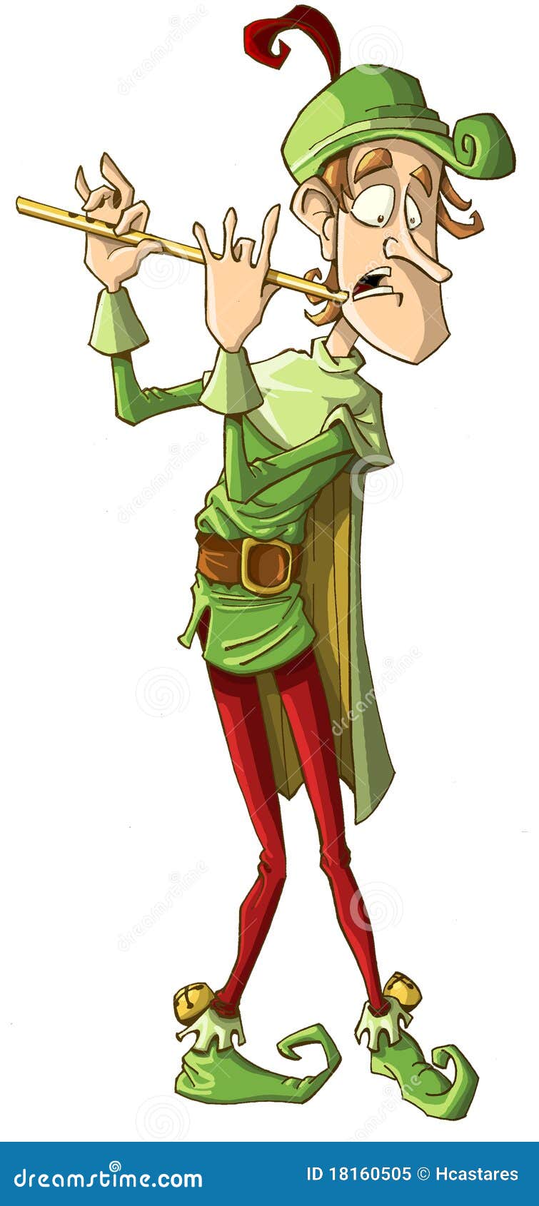 Flutist stock illustration. Illustration of flute, german 18160505