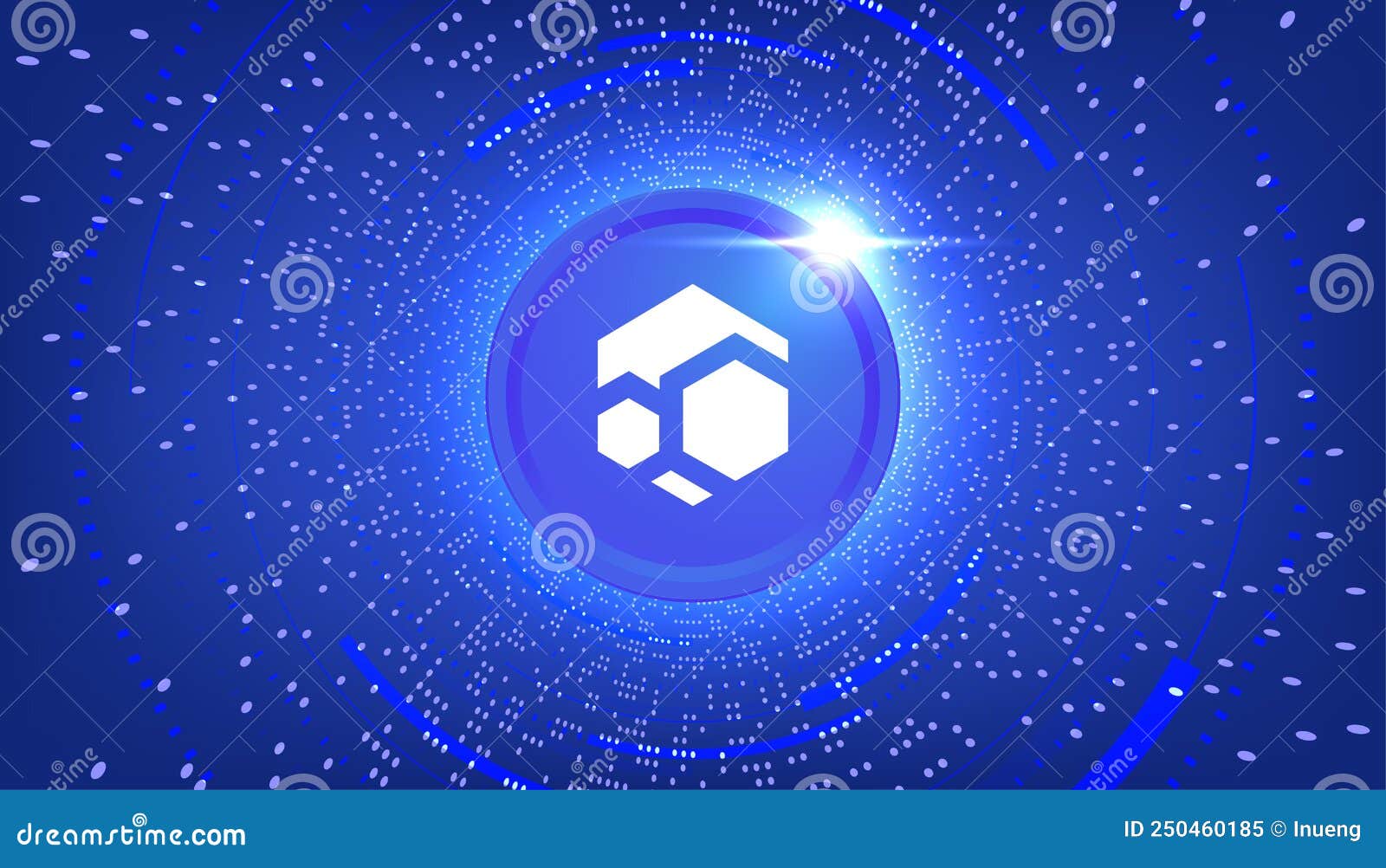 Flux Coin Banner. Flux Coin Cryptocurrency Concept Banner Background Stock  Vector - Illustration of background, crypto: 250460185