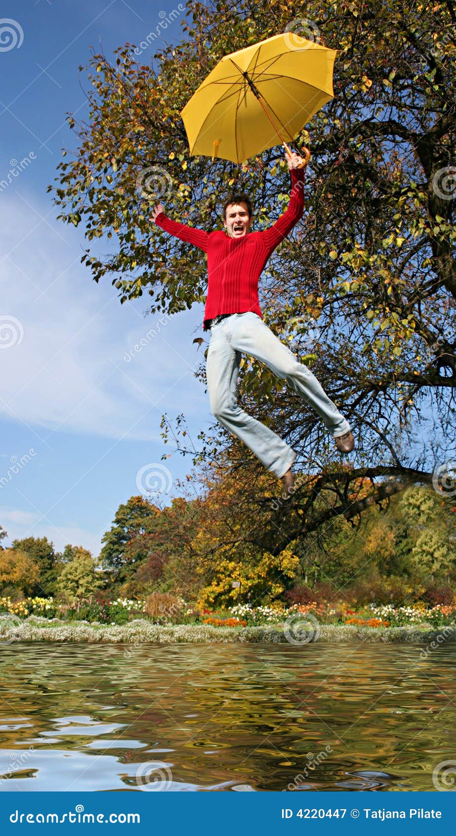 Fly stock image. Image of activity, jump, cheerful, happiness 4220447