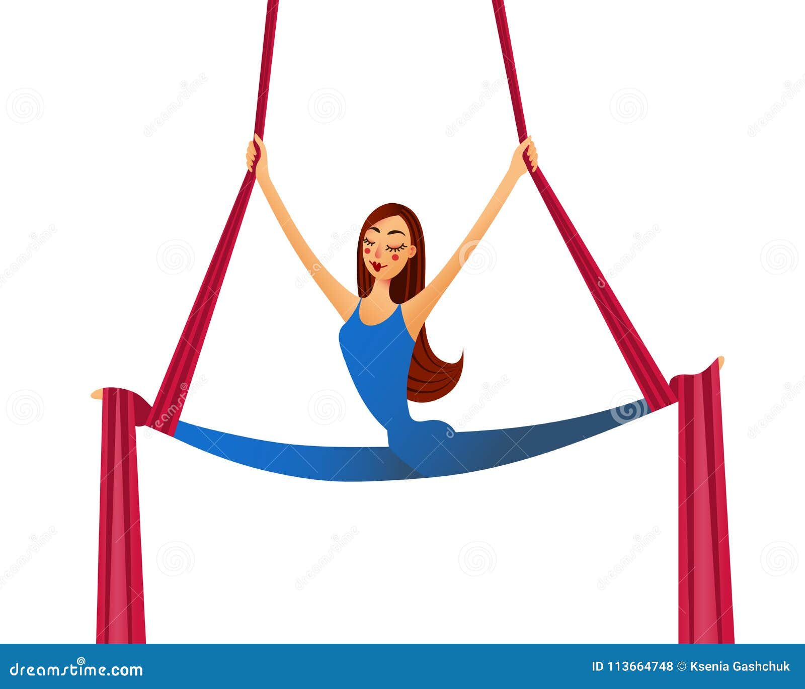 Yoga Trapeze Stock Illustrations, Cliparts and Royalty Free Yoga