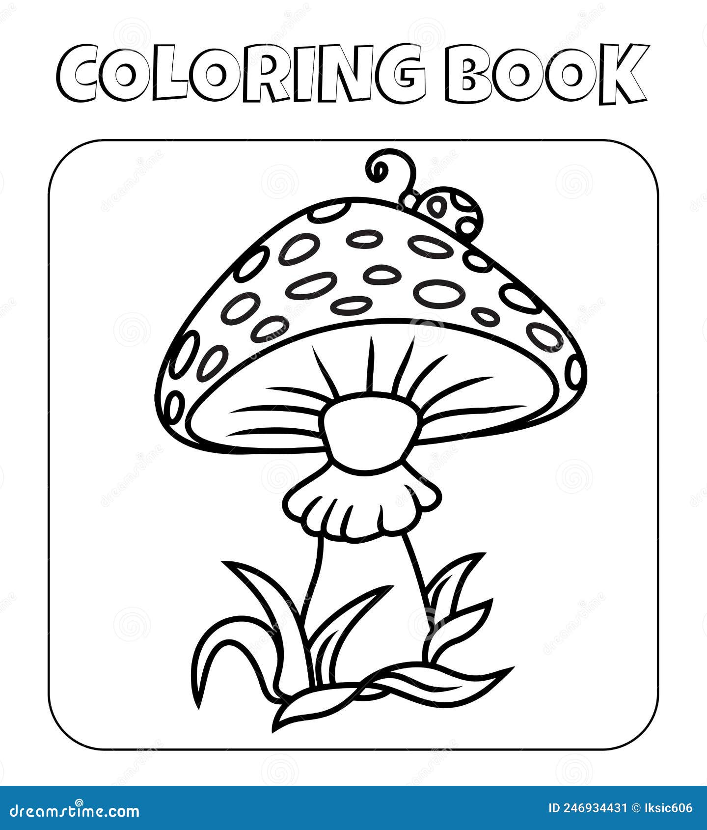 mushroom coloring page stock illustrations 1 646 mushroom coloring page stock illustrations vectors clipart dreamstime