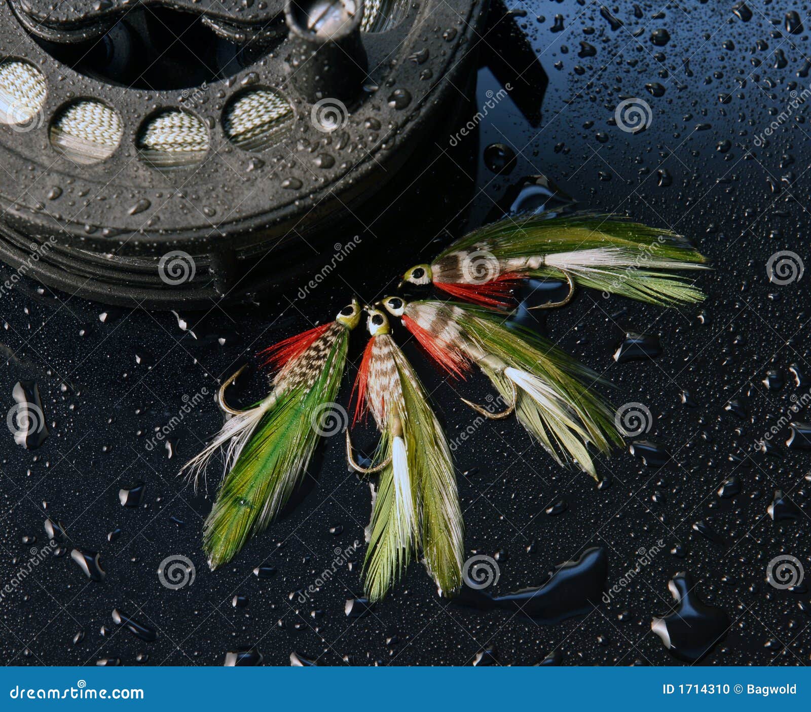 Fly Fish Hooks stock photo. Image of flies, hooks, fish 1714310