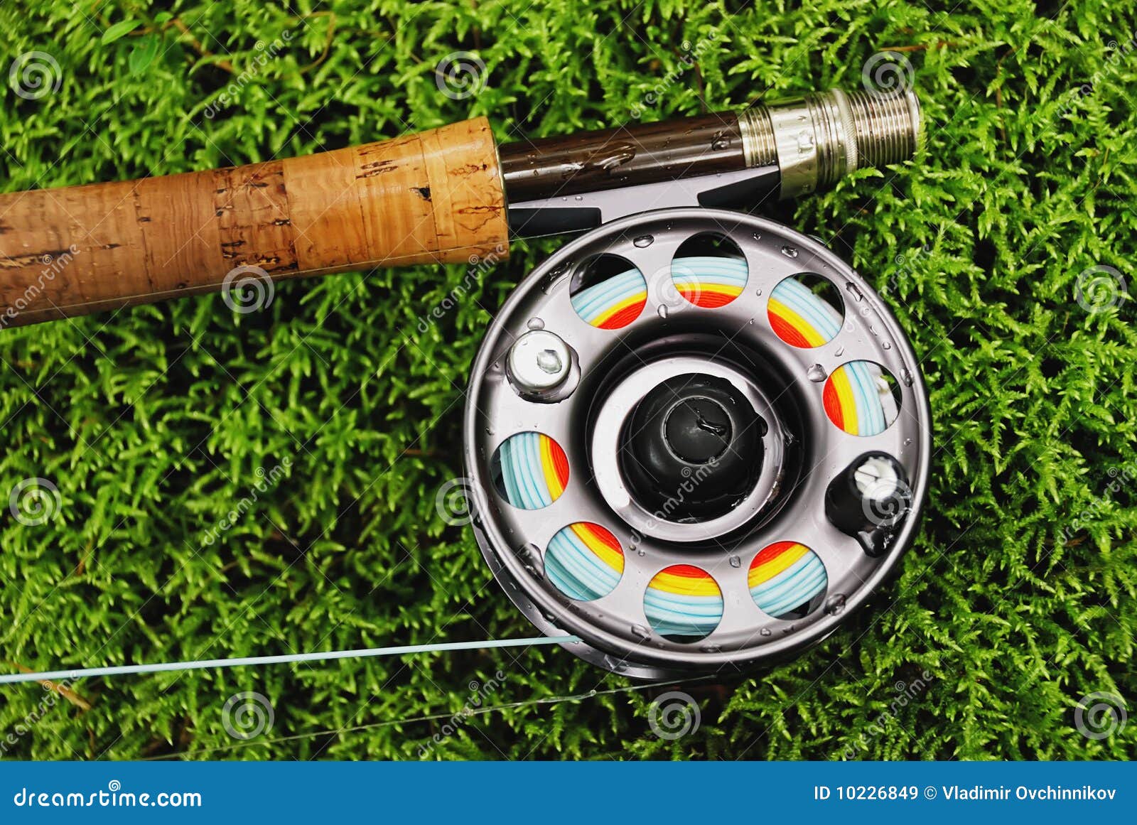 Fly fishing tackle stock image. Image of hobbies, outdoors 10226849