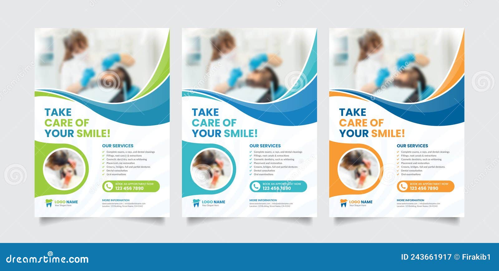 dental flyer layouts