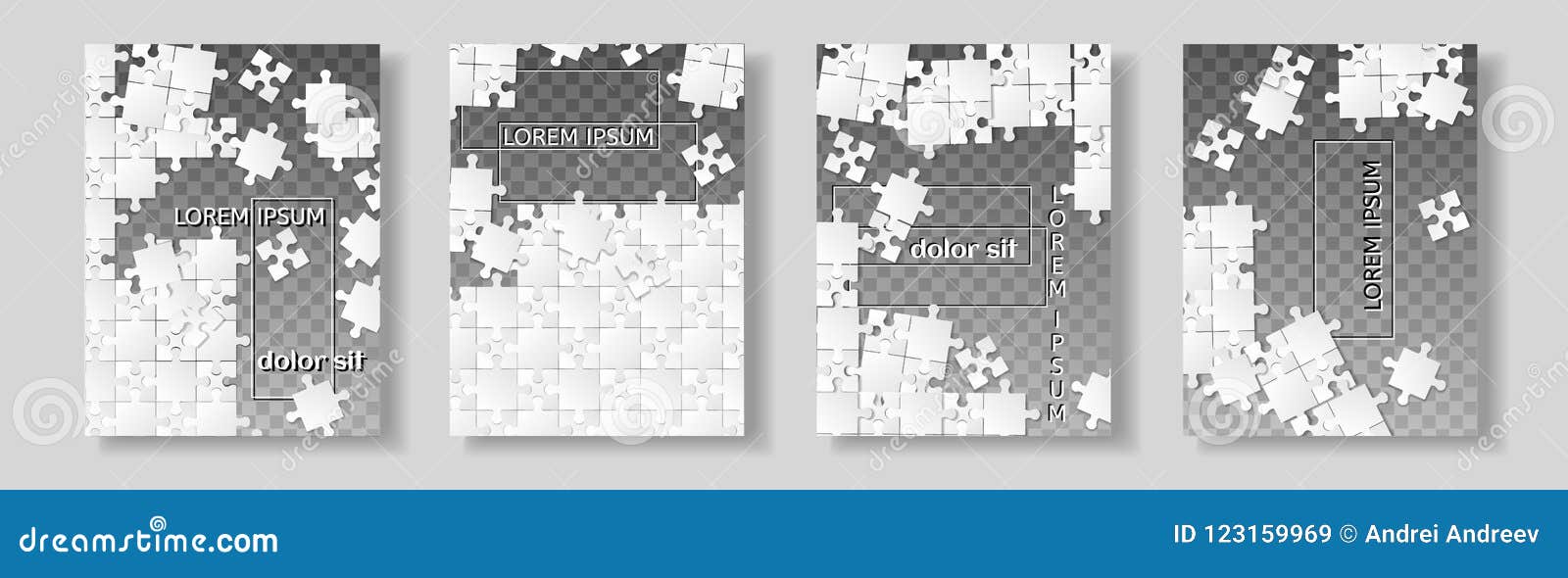 Flyer Design Leaflet Cover Presentation Abstract Flat Background Book Cover Templates Jigsaw Puzzle Image Layout In Stock Vector Illustration Of Graphic Corporate 123159969