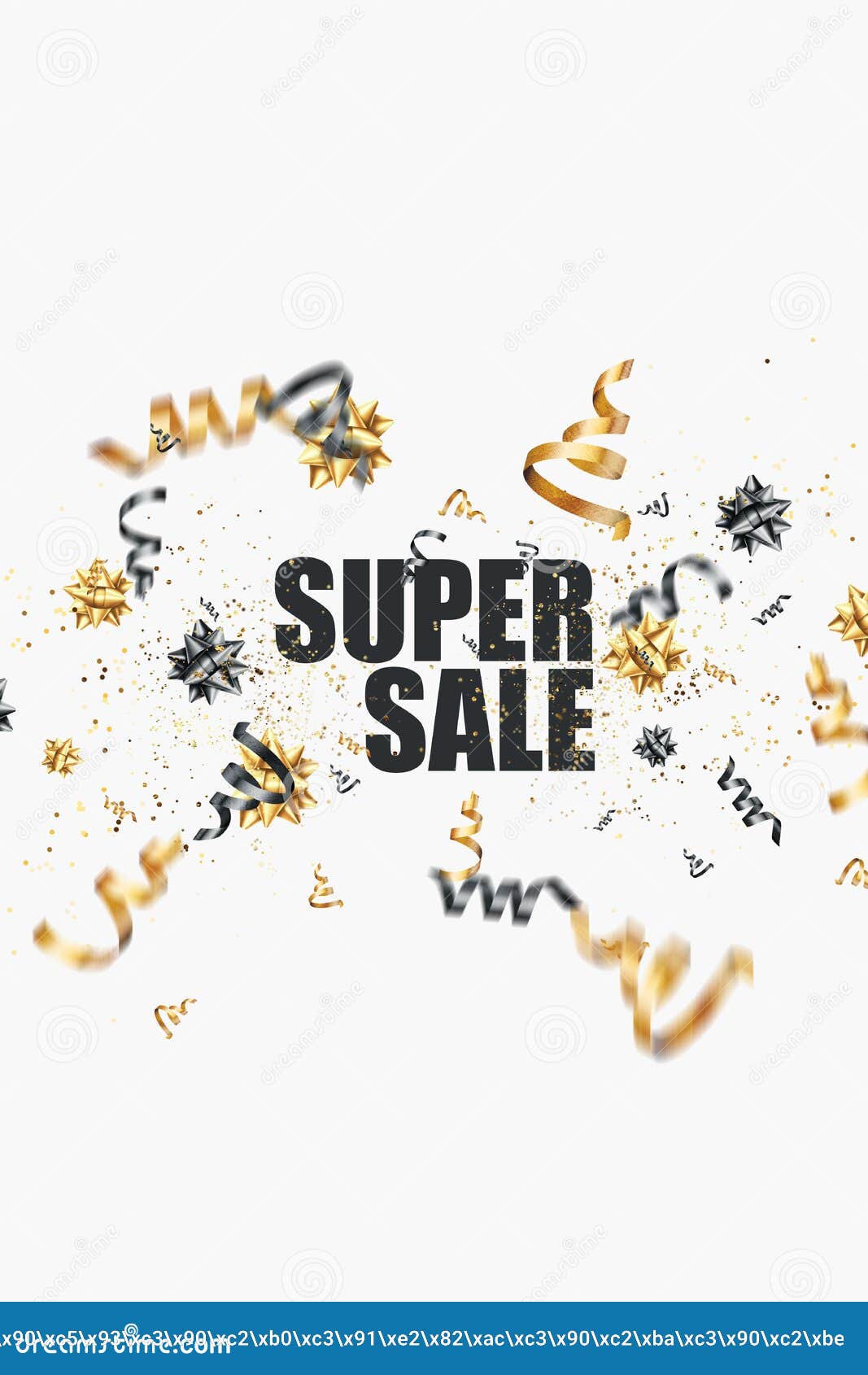 Flyer Happy New Year Auf Weissem Hintergrund Superverkauf Schwarzes Gold Broschure Design Vorlage Karte Banner 3d Stock Abbildung Illustration Von Superverkauf Flyer