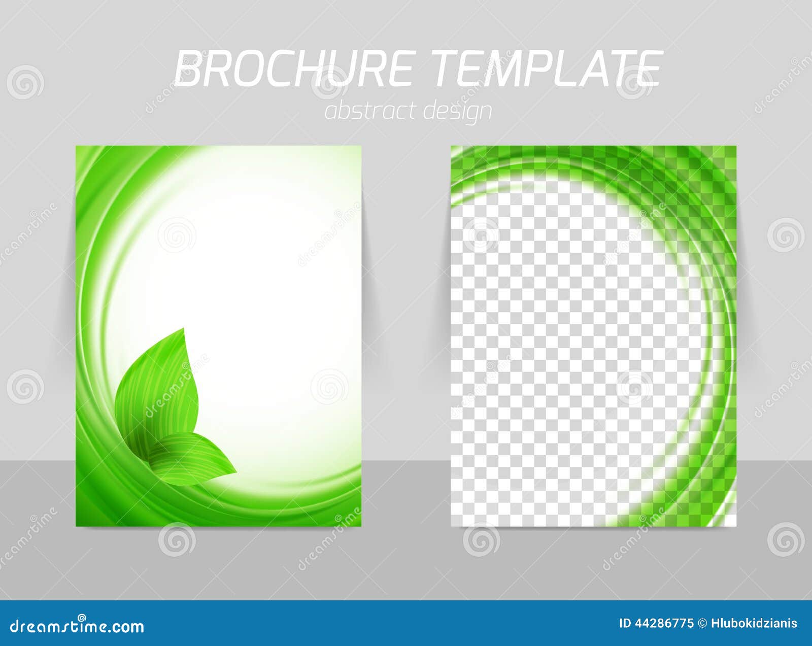 flyer template back and front design stock vector illustration of