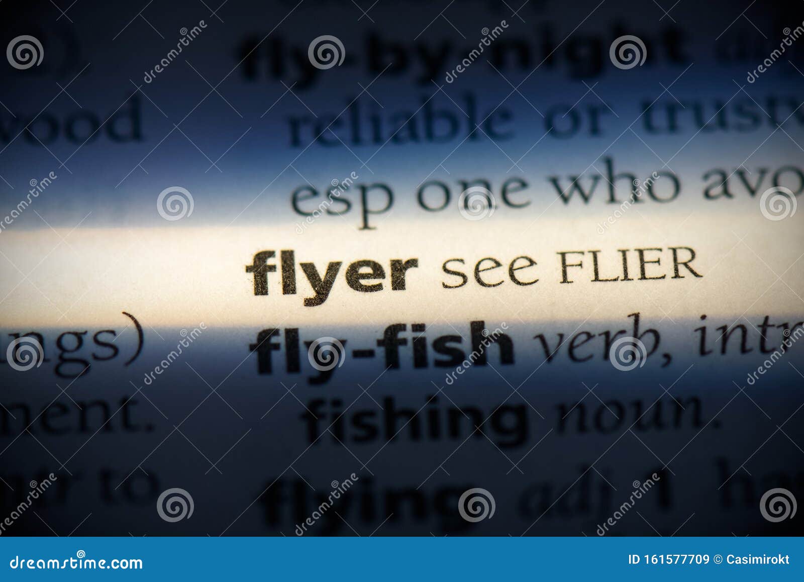 Flyer stock image. Image of language, minimal, highlight 161577709