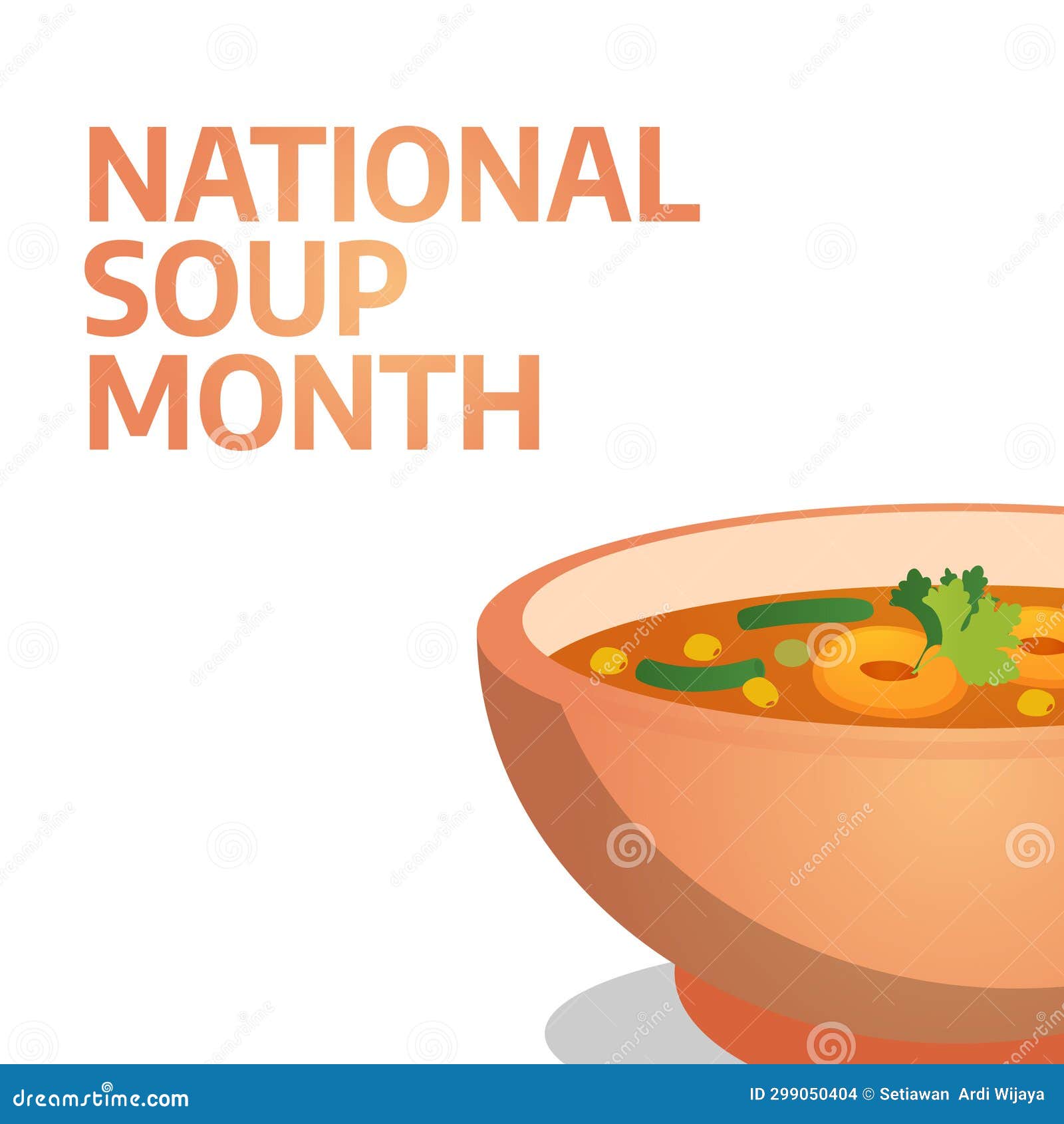 Flyers Honoring National Soup Month or Promoting Associated Events