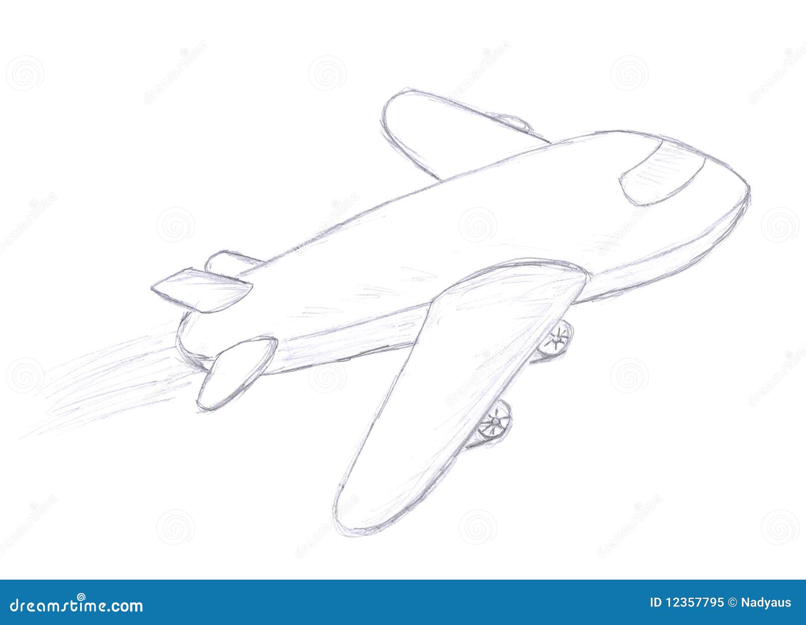 How to Draw an Airplane  Easy Drawing Art
