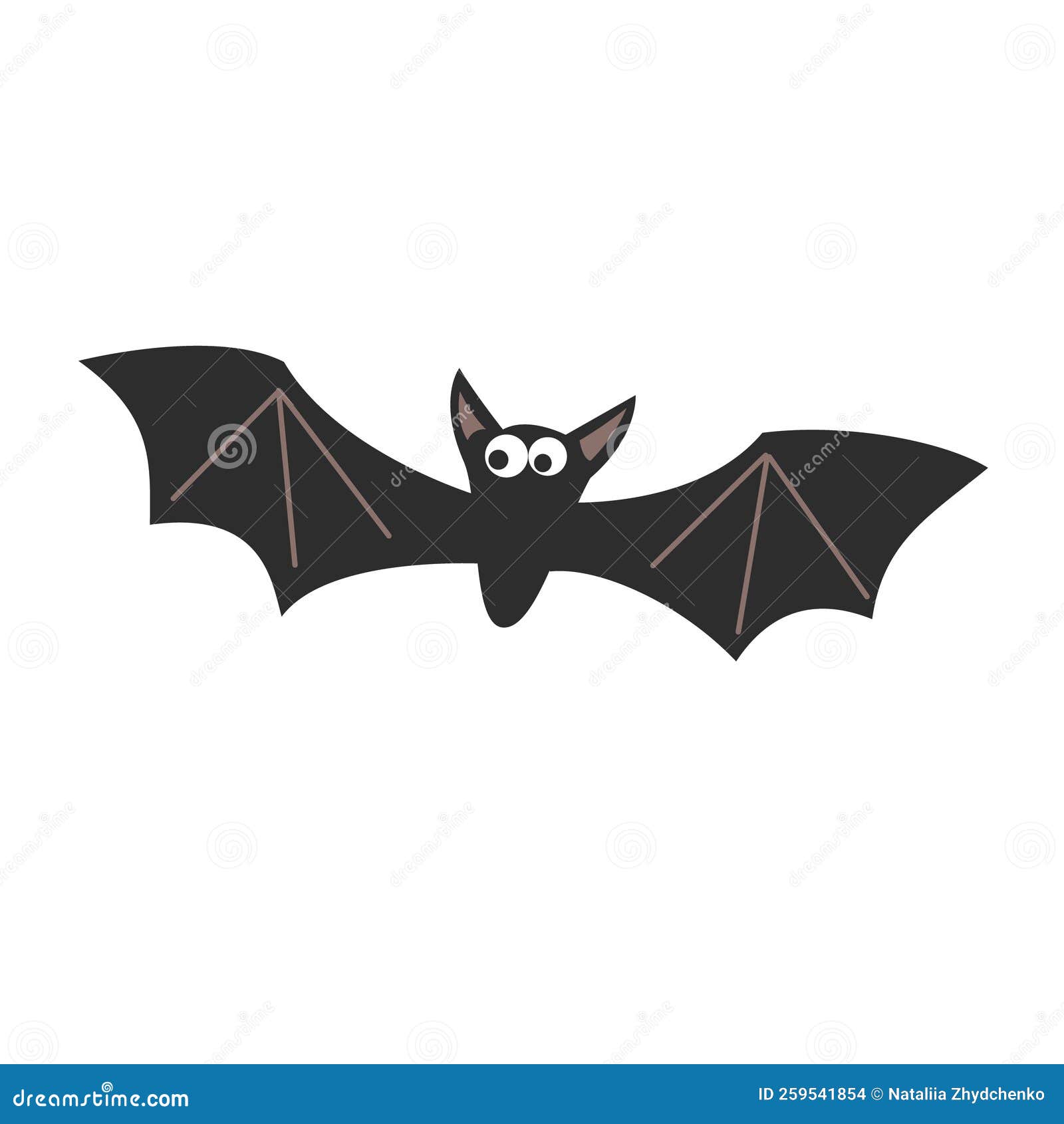 Flying bat illustration stock illustration. Illustration of isolated