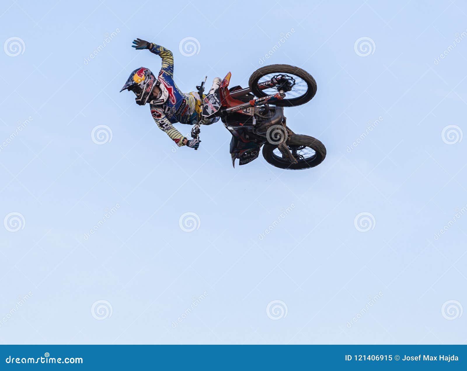 Tail Whipping Motocross Stock Illustration - Download Image Now