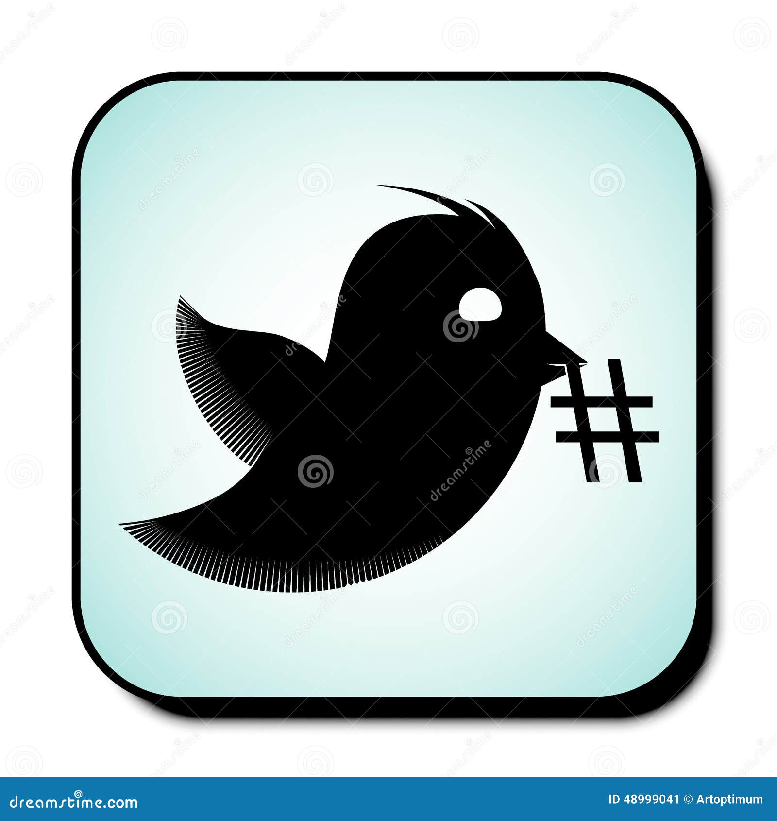 Flying Bird Icon Isolated. Vector Illustration Stock Vector