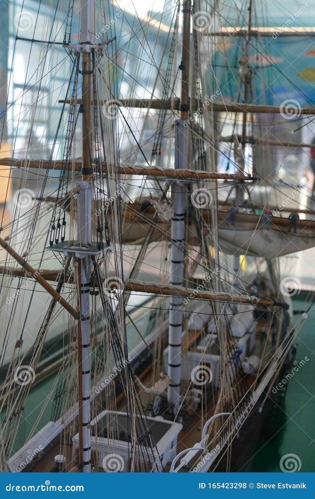 Flying Cloud Clipper Ship Model Editorial Stock Photo - Image of tall