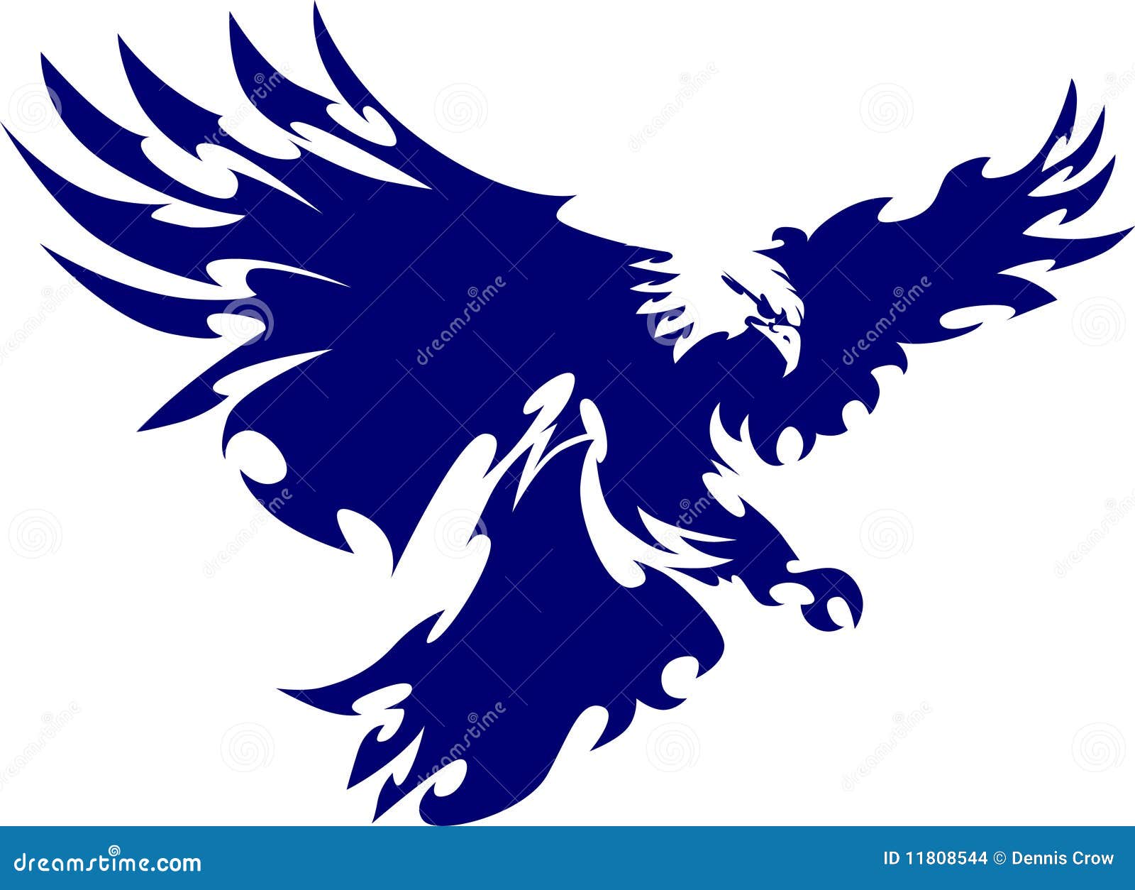 Flying Eagle Logo Stock Vector Illustration Of Sports 11808544