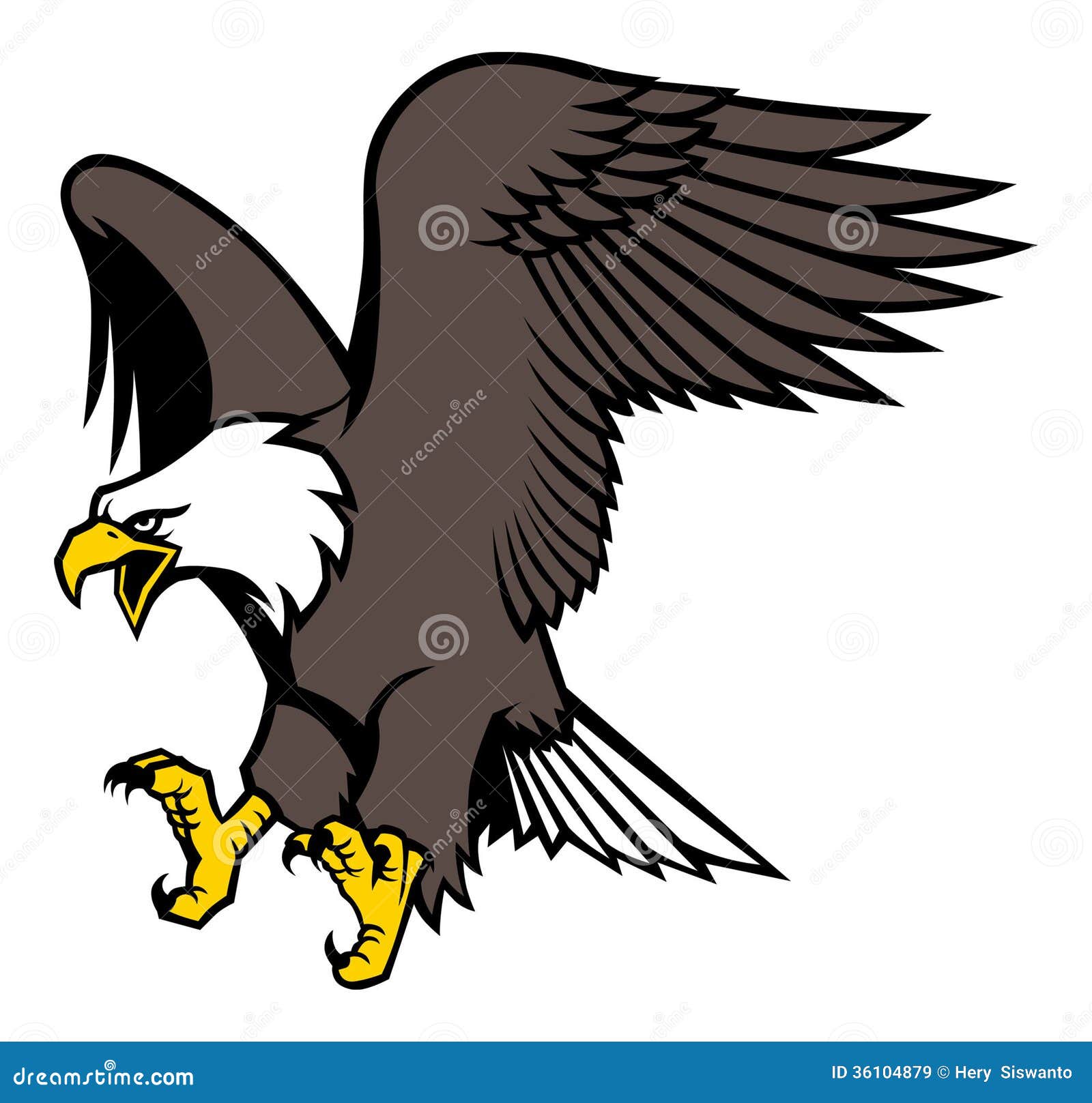 flying eagle mascot