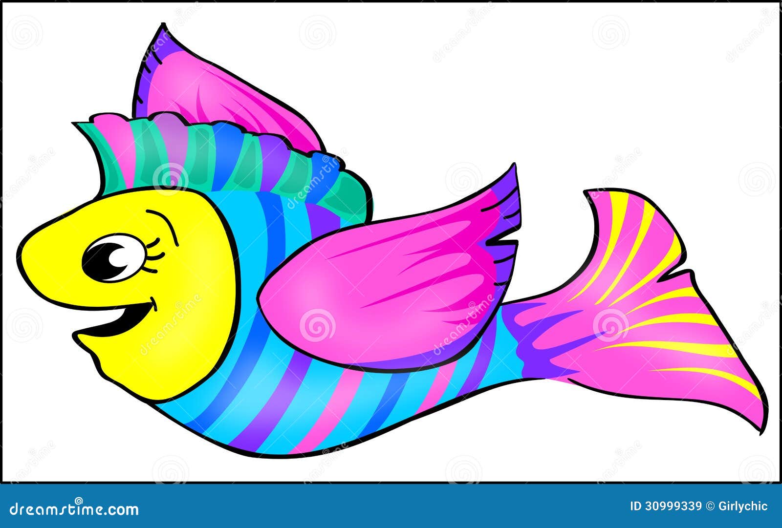 Flying Fish stock illustration. Illustration of clipart - 30999339