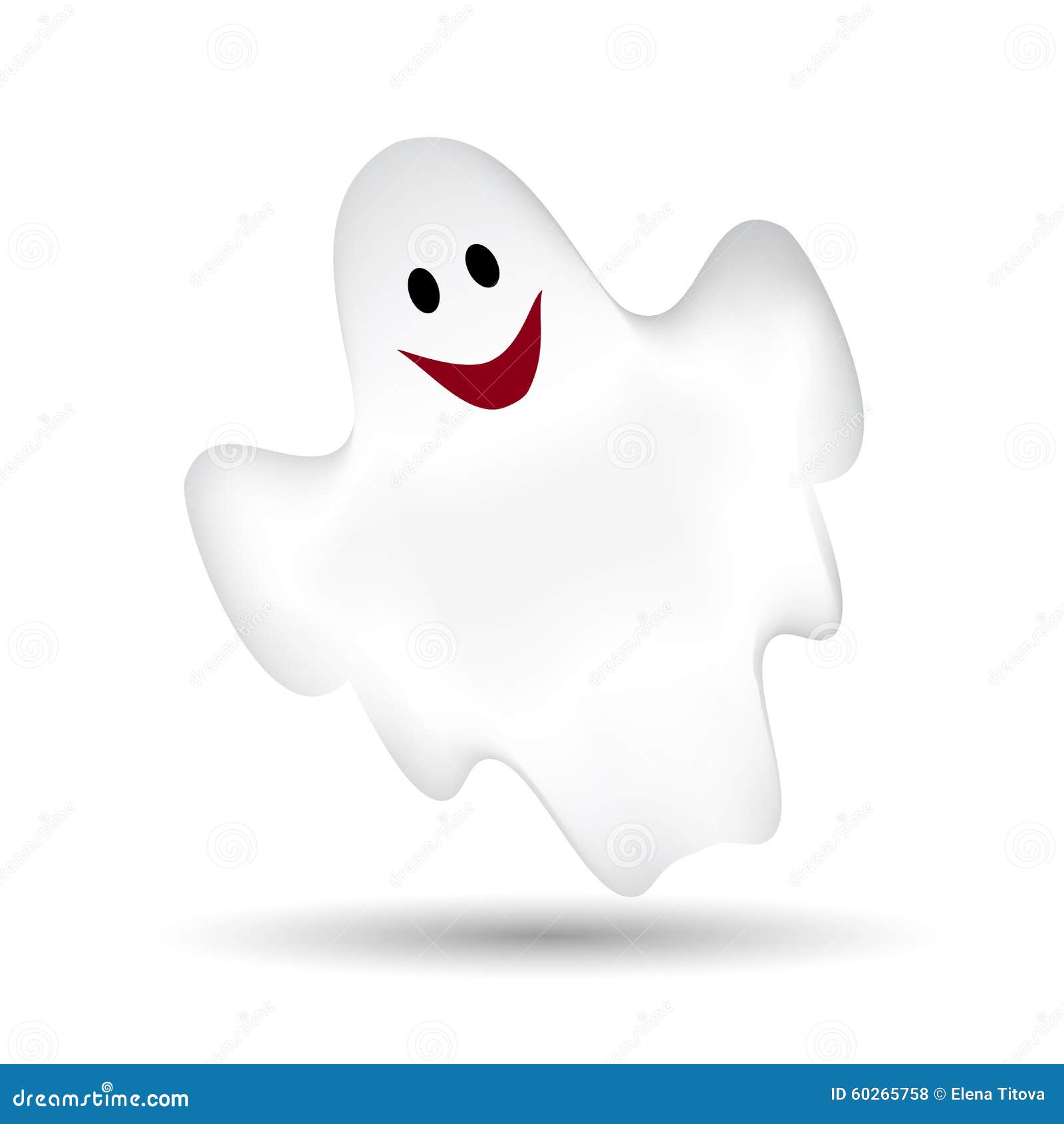 Flying Ghost Stock Vector Image 60265758
