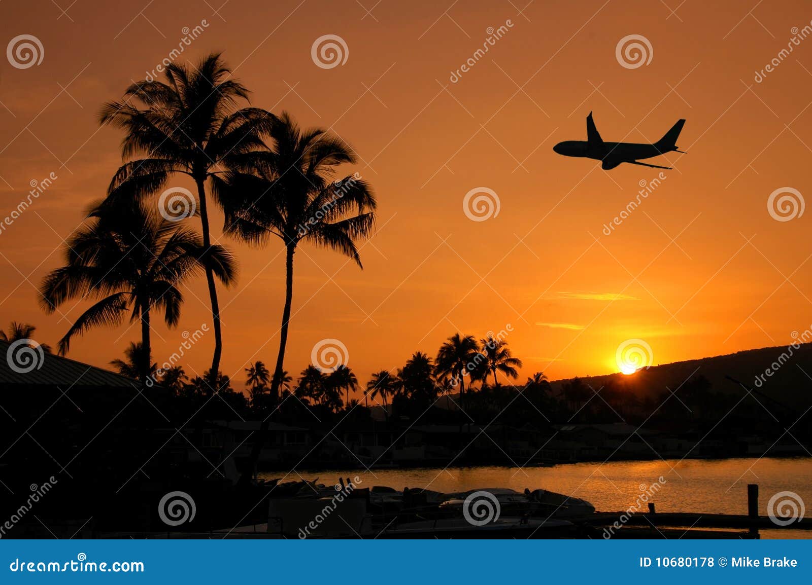 Flying into Hawaii stock photo. Image of beauty, botanical 10680178