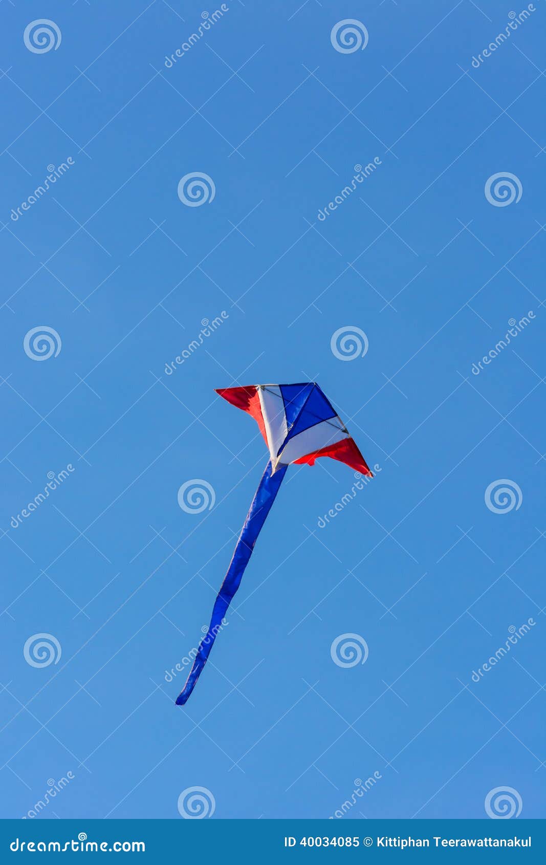 Flying Kite stock image. Image of copy, space, solitude - 40034085