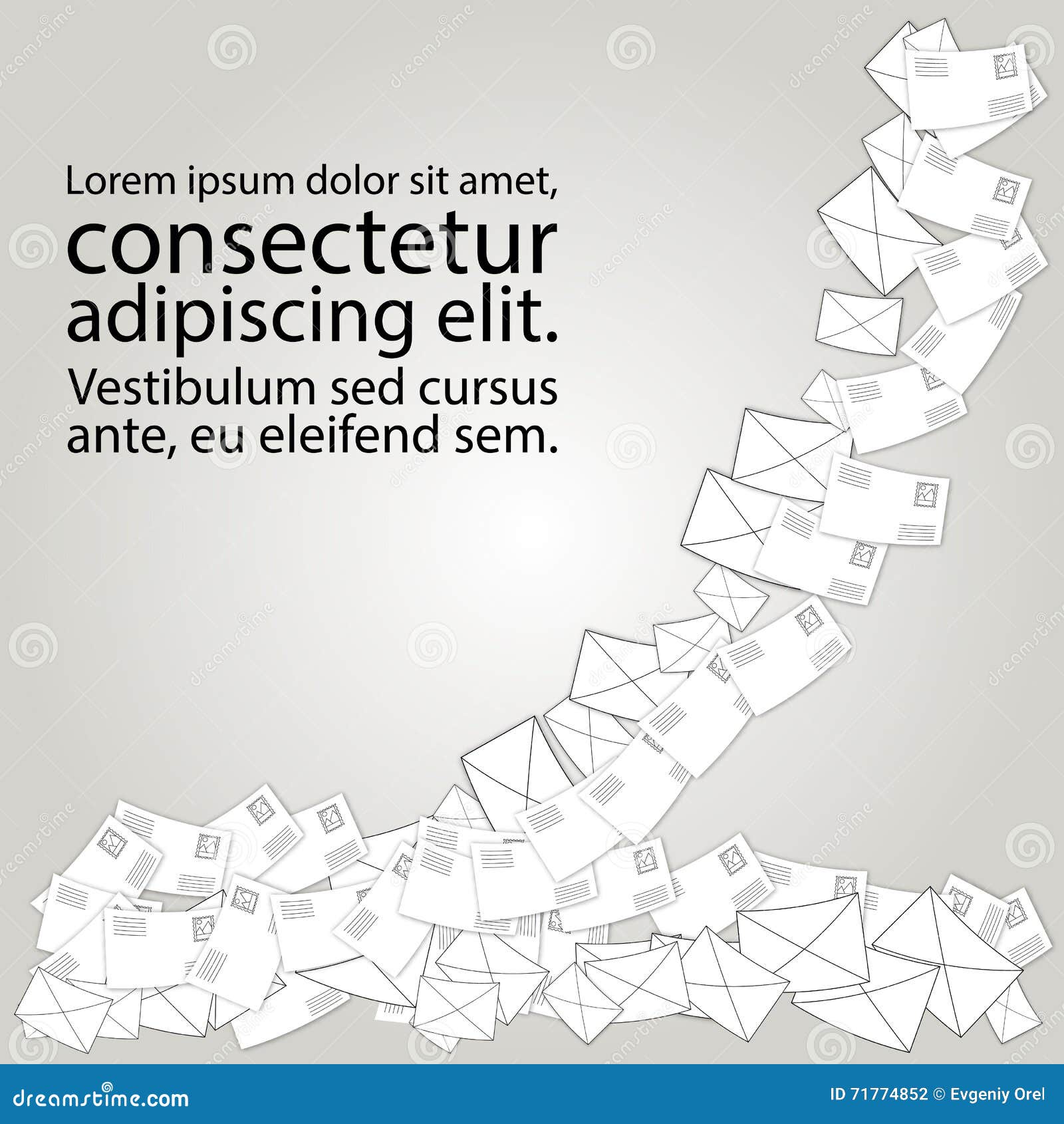 Flying letters background. stock vector. Illustration of sign 71774852