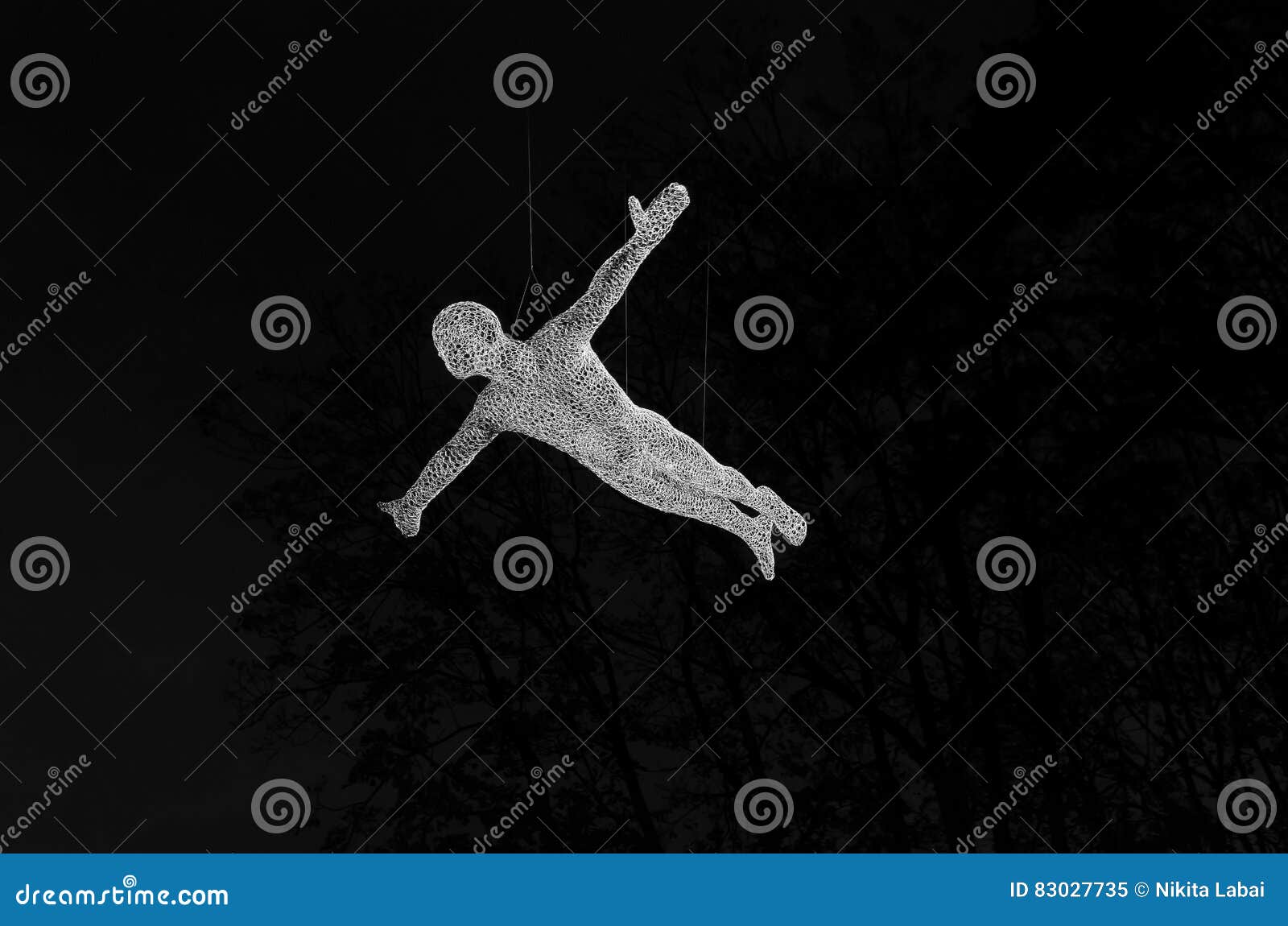 Flying man editorial image. Image of hero, outdoors, motivation 83027735