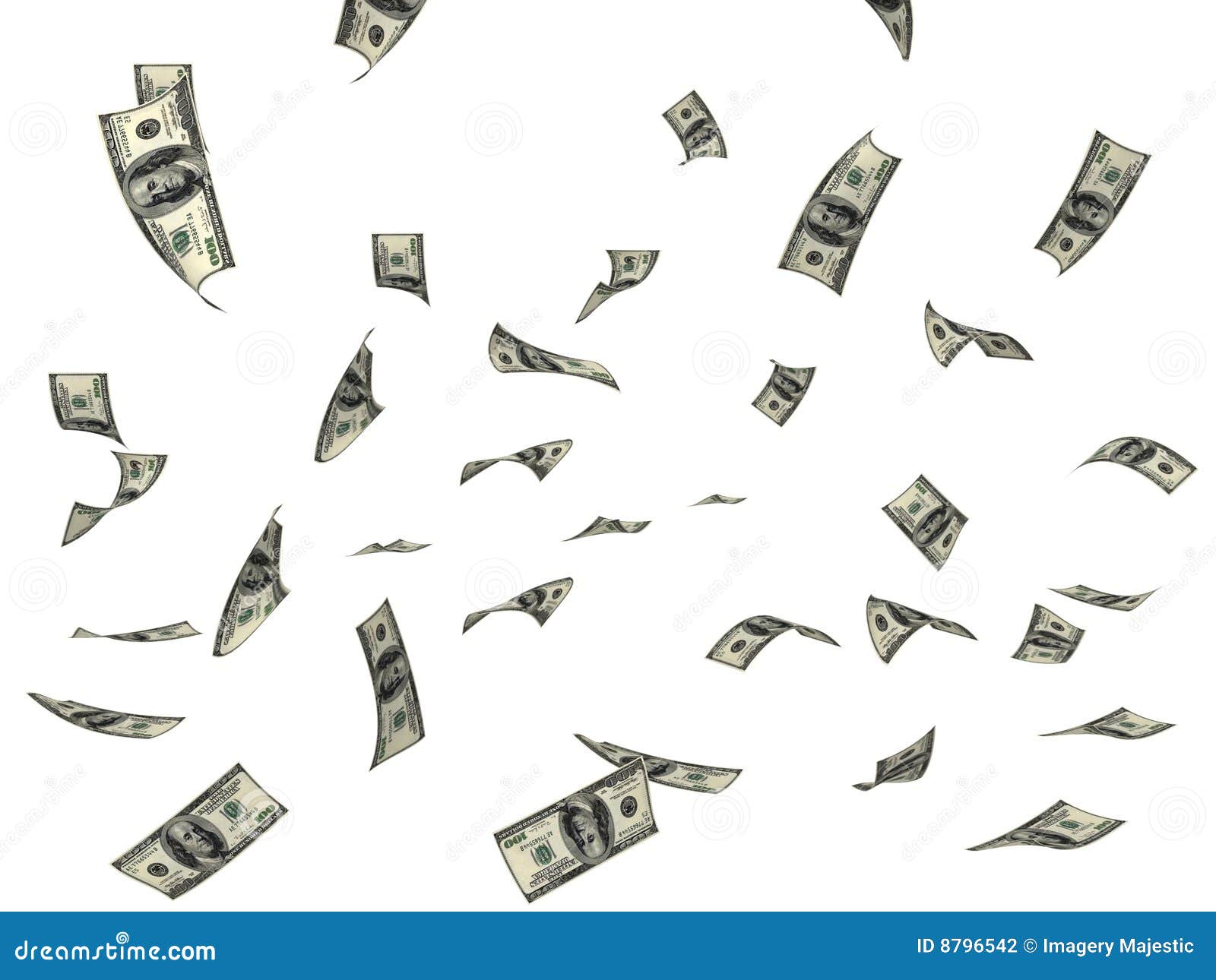 FLYING MONEY stock illustration. Image of commerce, success - 8796542