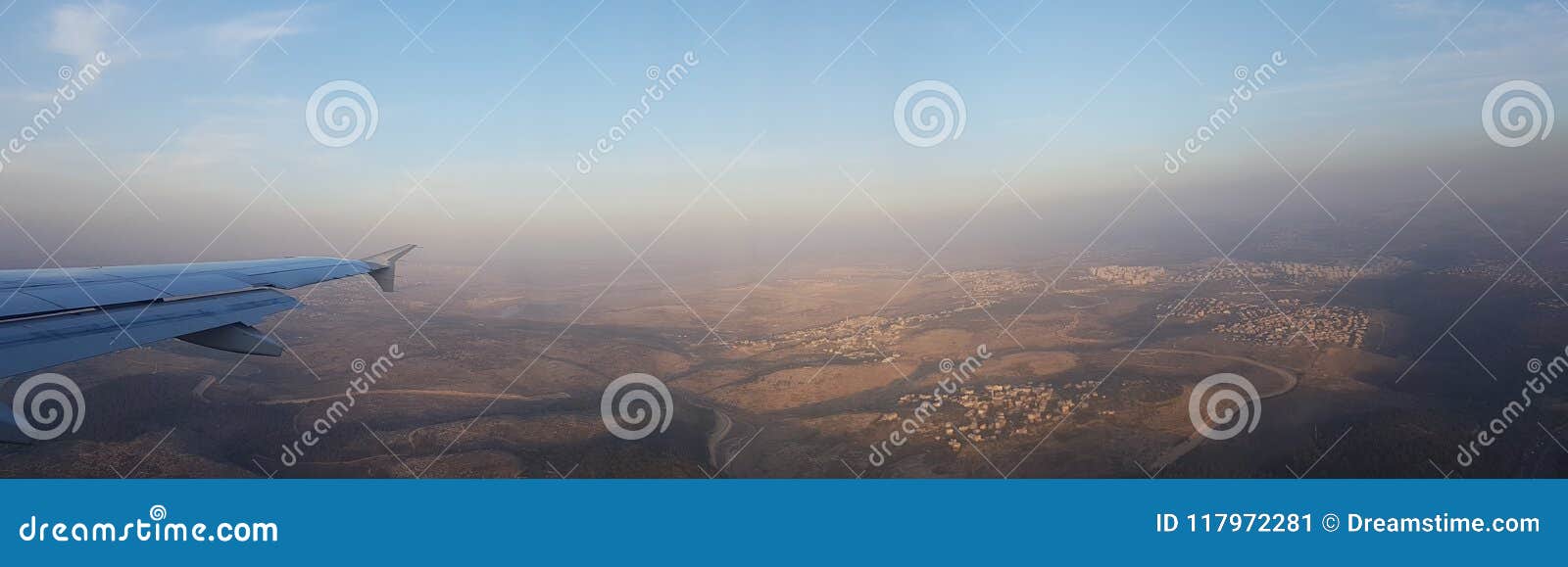 flying over spain