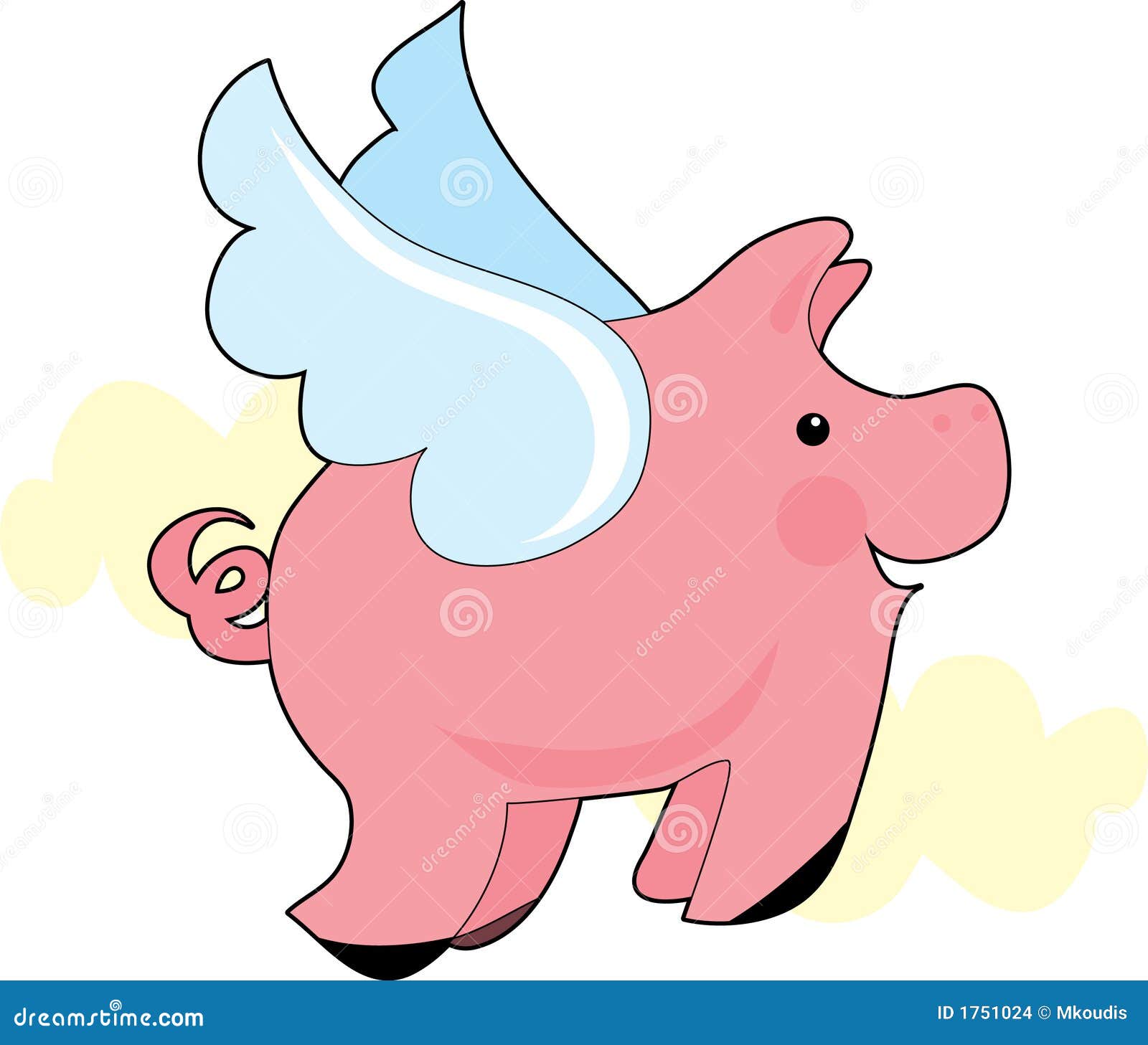 clipart flying pig - photo #8