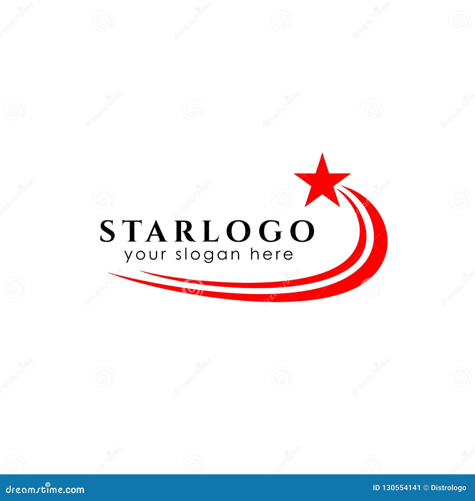 Flying Star Logo Design Stock Template Star Vector Icon Stock