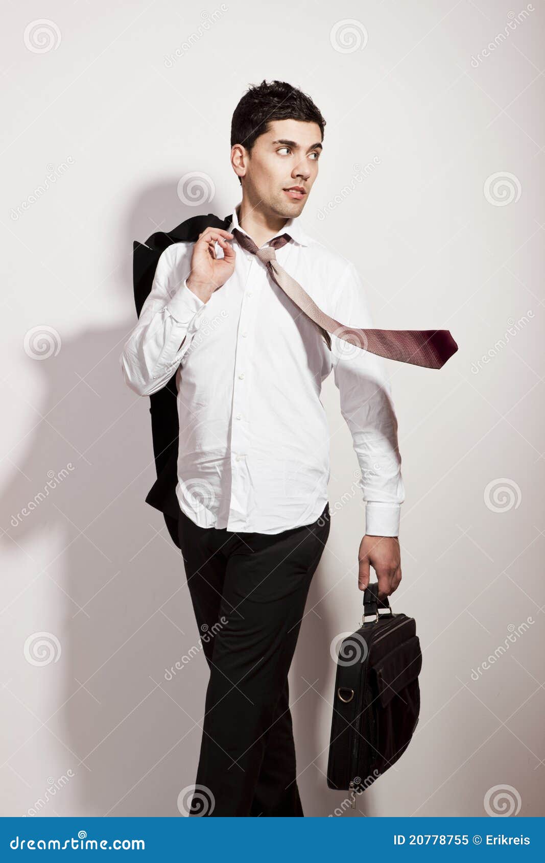 Flying Tie stock image. Image of attractive, executive 20778755