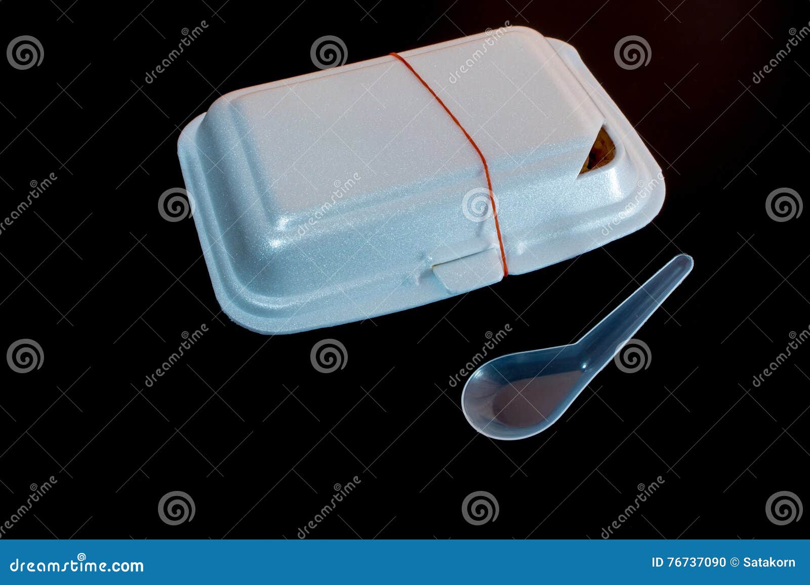 Foam Box and Plastic Packaging Stock Photo Image of container, meal