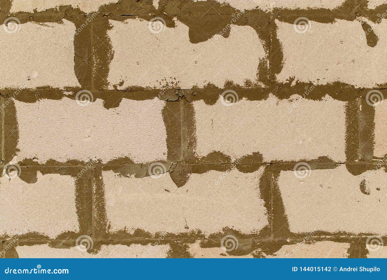 Foam Concrete Bricks in the Wall As an Abstract Background Stock Photo Image of texture