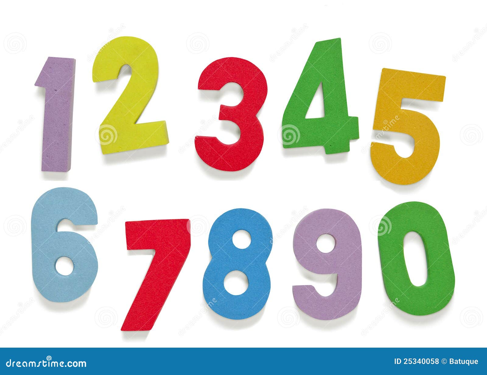 Foam numbers stock photo. Image of toys, objects, colors - 25340058