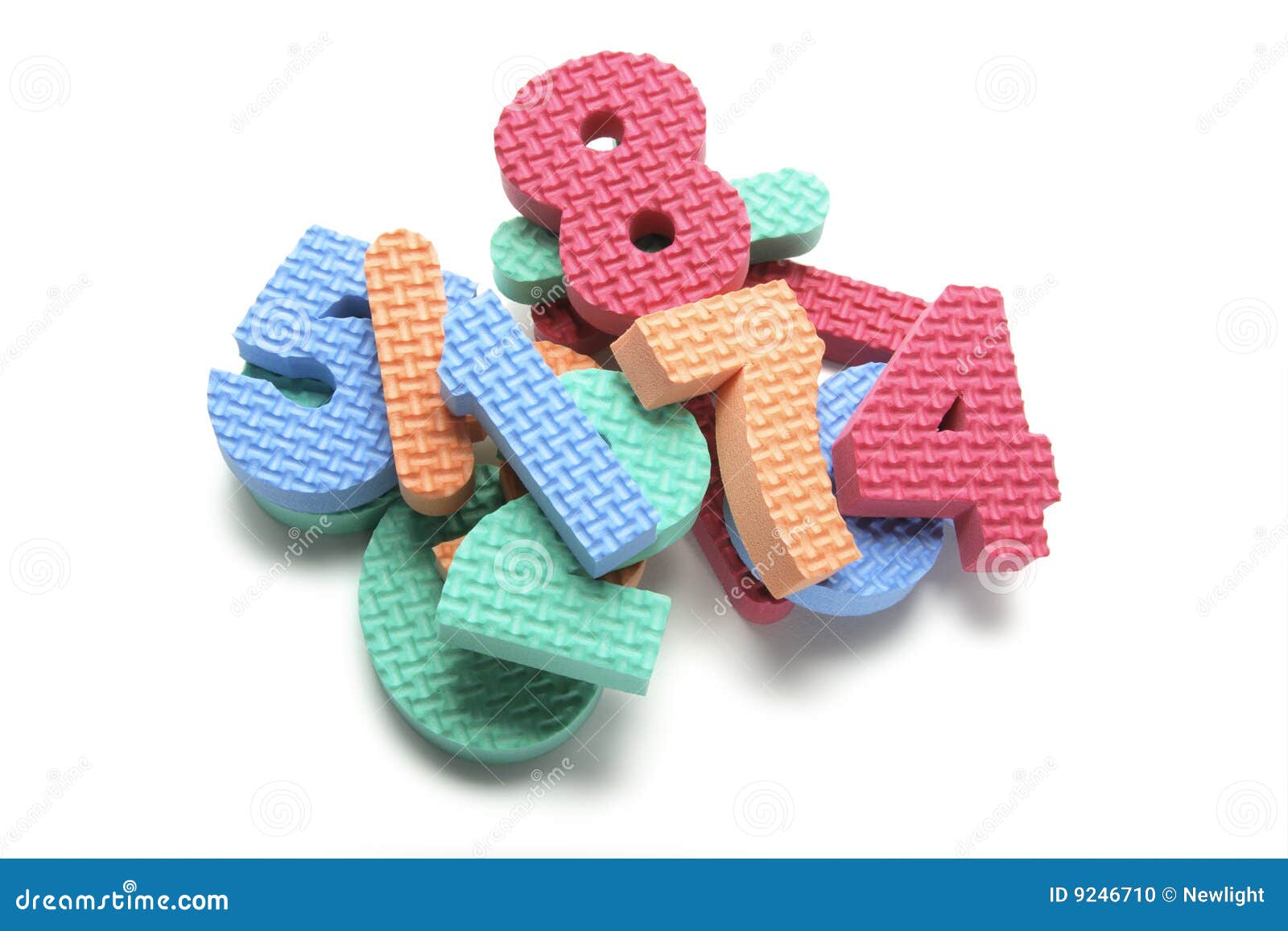 Foam Numbers stock photo. Image of pile, play, arithmetic - 9246710