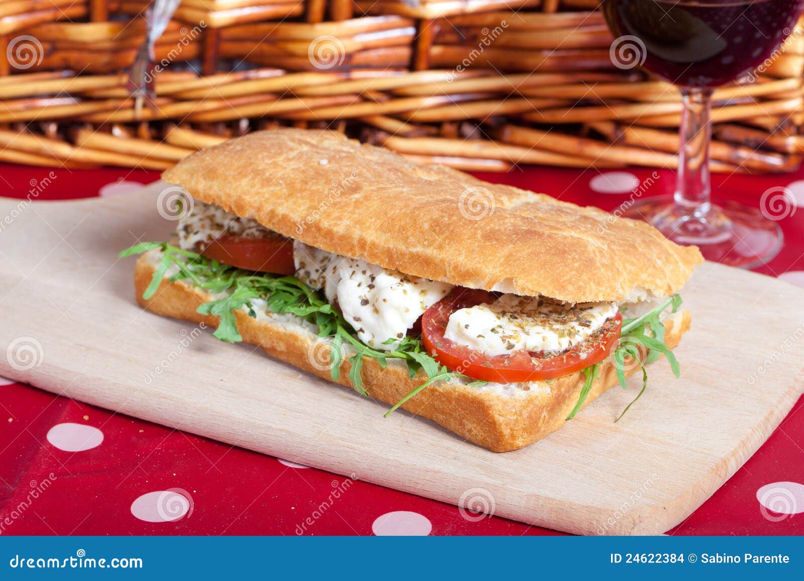 Focaccia Bread Sandwich Stock Images Image 24622384