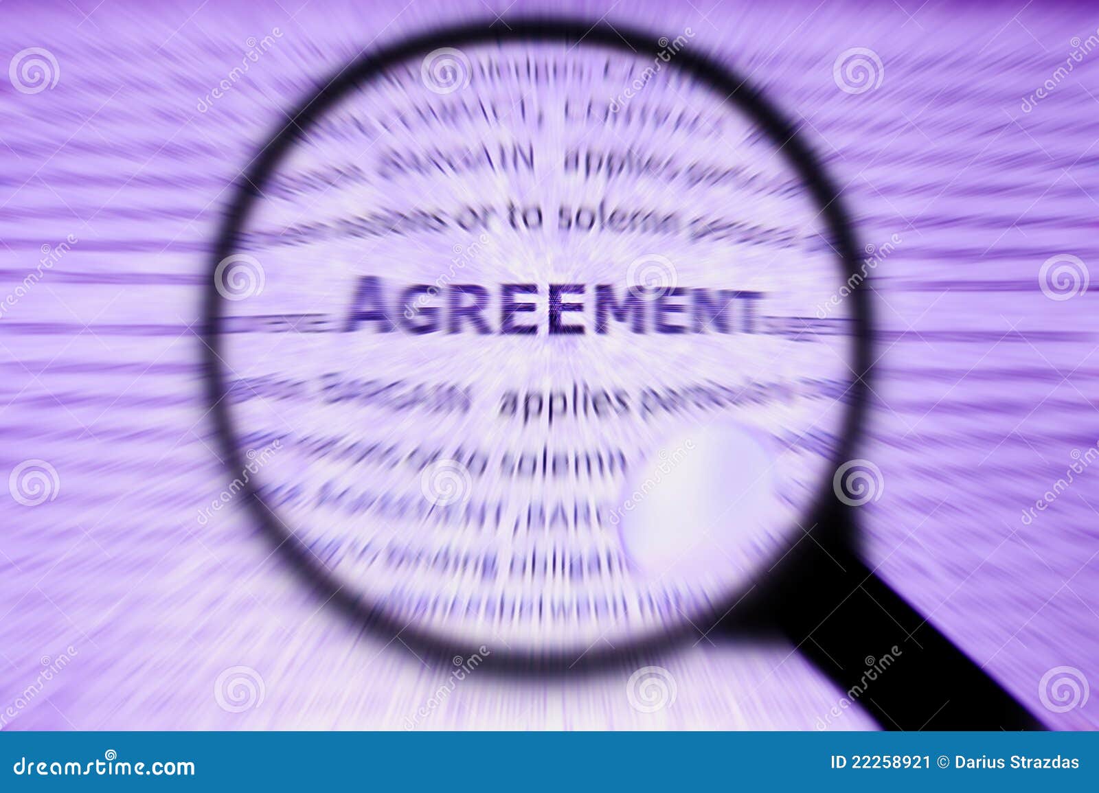 focus or concentrate agreement business concept
