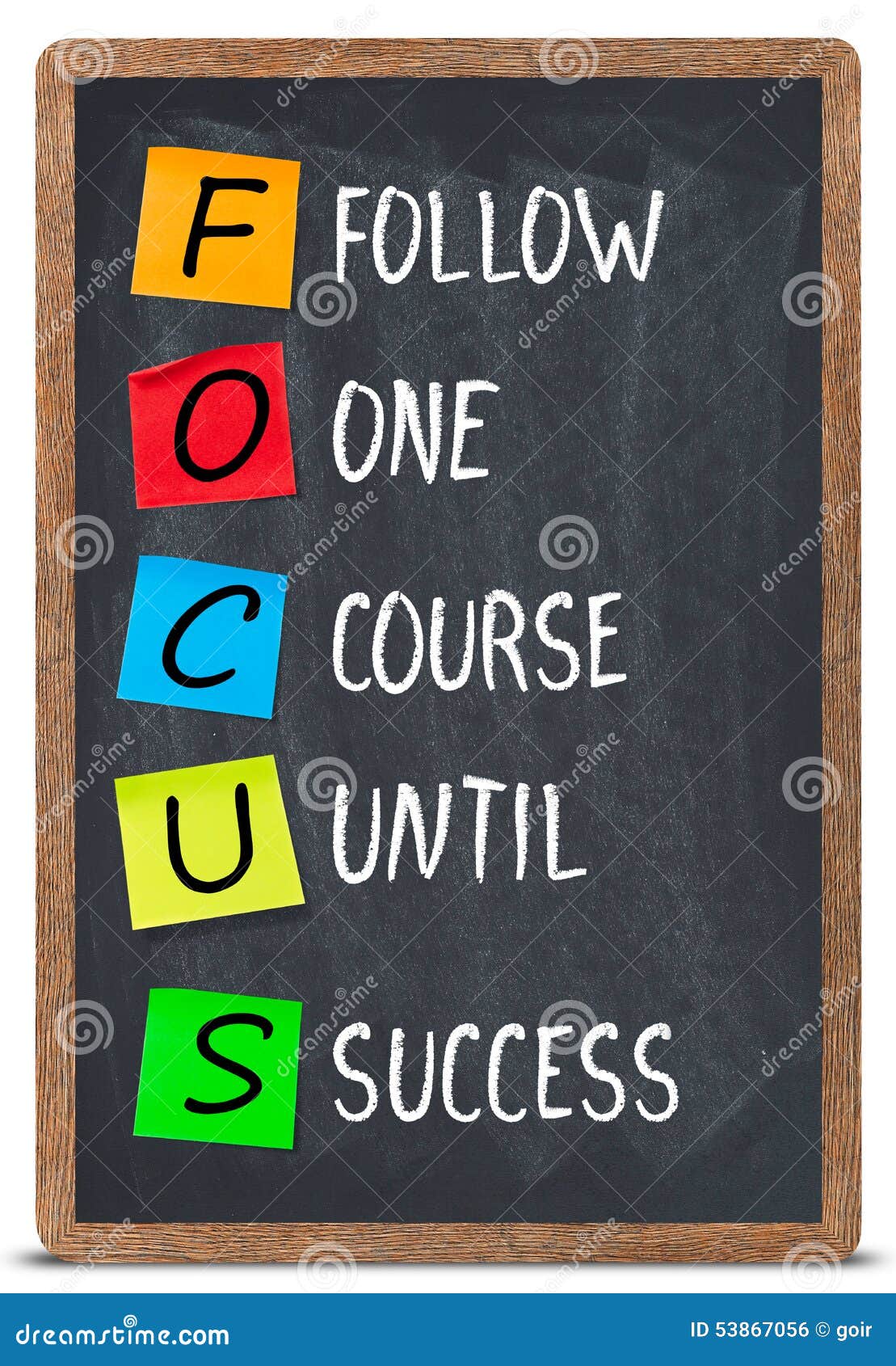 Focus Acronym Stock Photo CartoonDealer 86576190