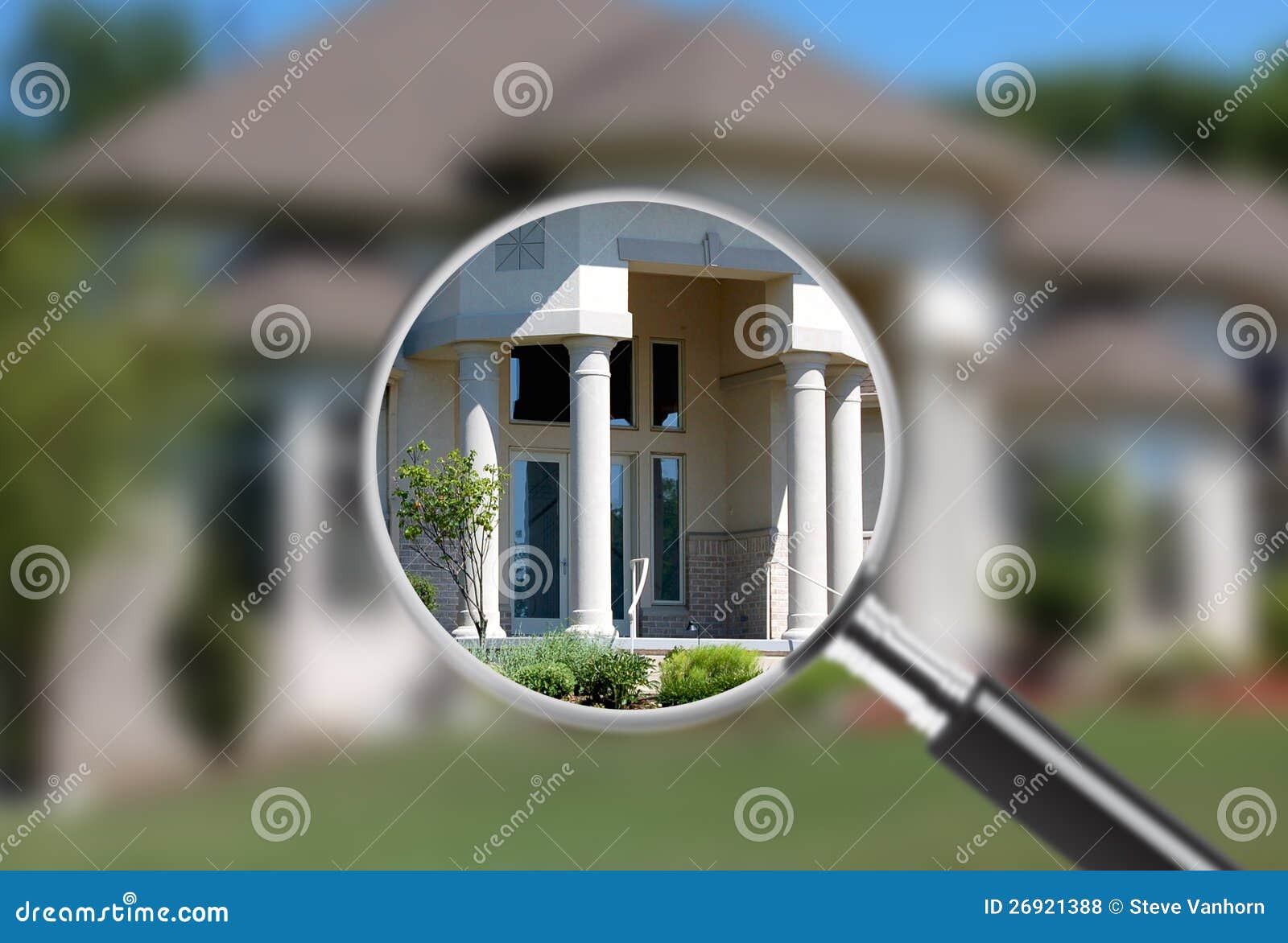 Focus on Real Estate stock photo. Image of luxury, mansion 26921388