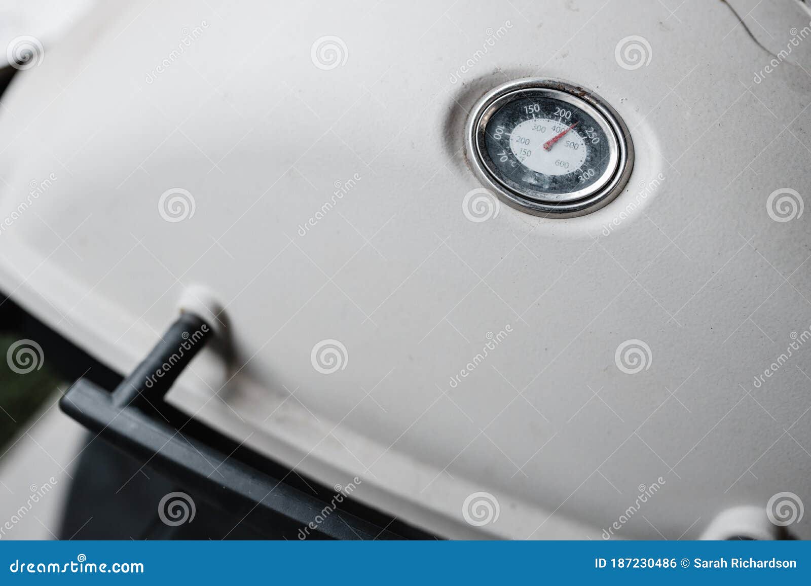 Thermometer of a er Barbecue Stock Photo Image of cooking, garden