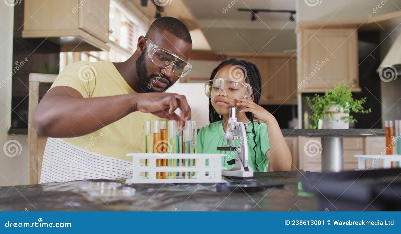 Two People Child Girl Female Black Young Adult Man Male People Focused