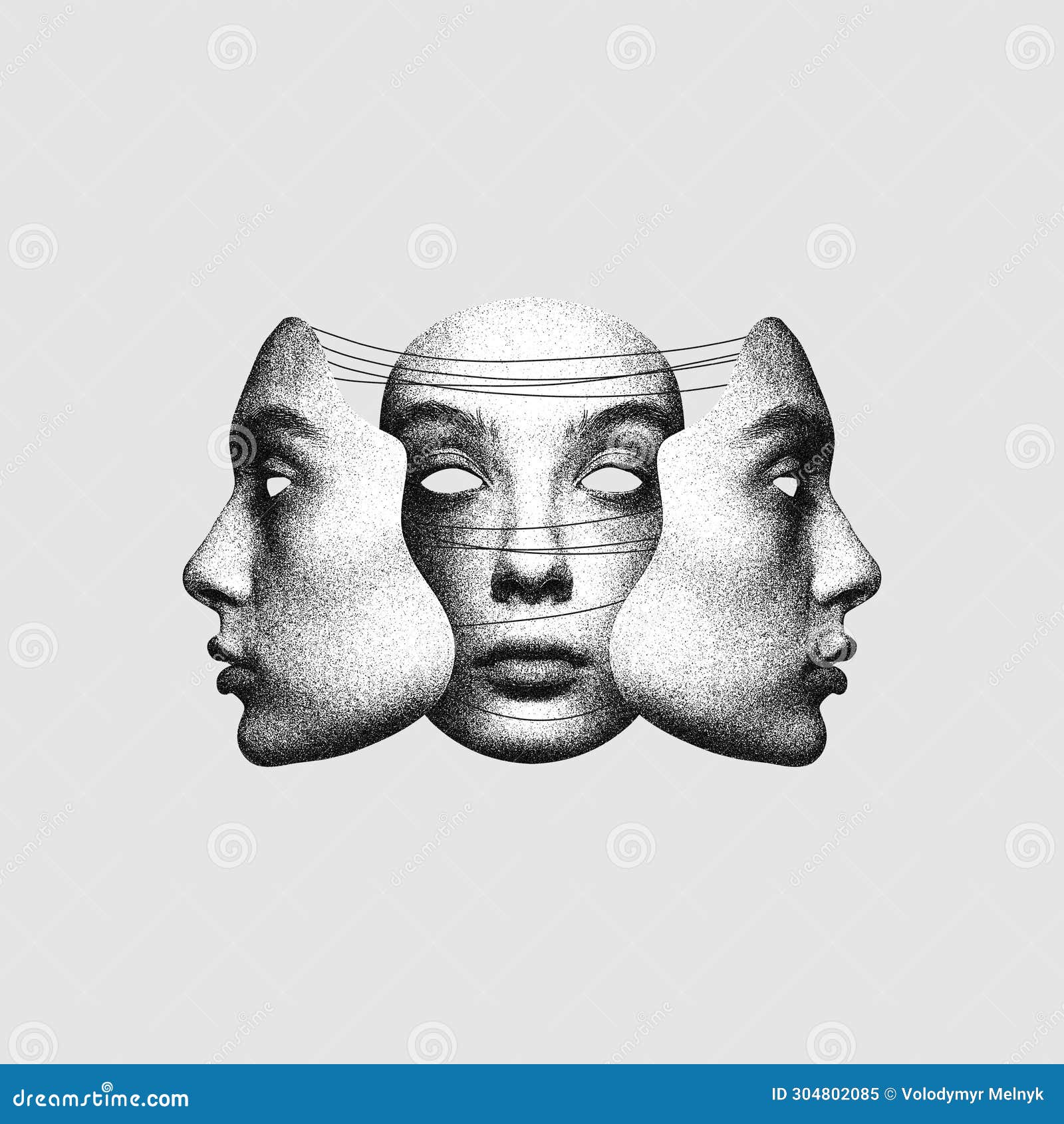 Focusing on Identity and Self-perception. Conceptual Modern Design 