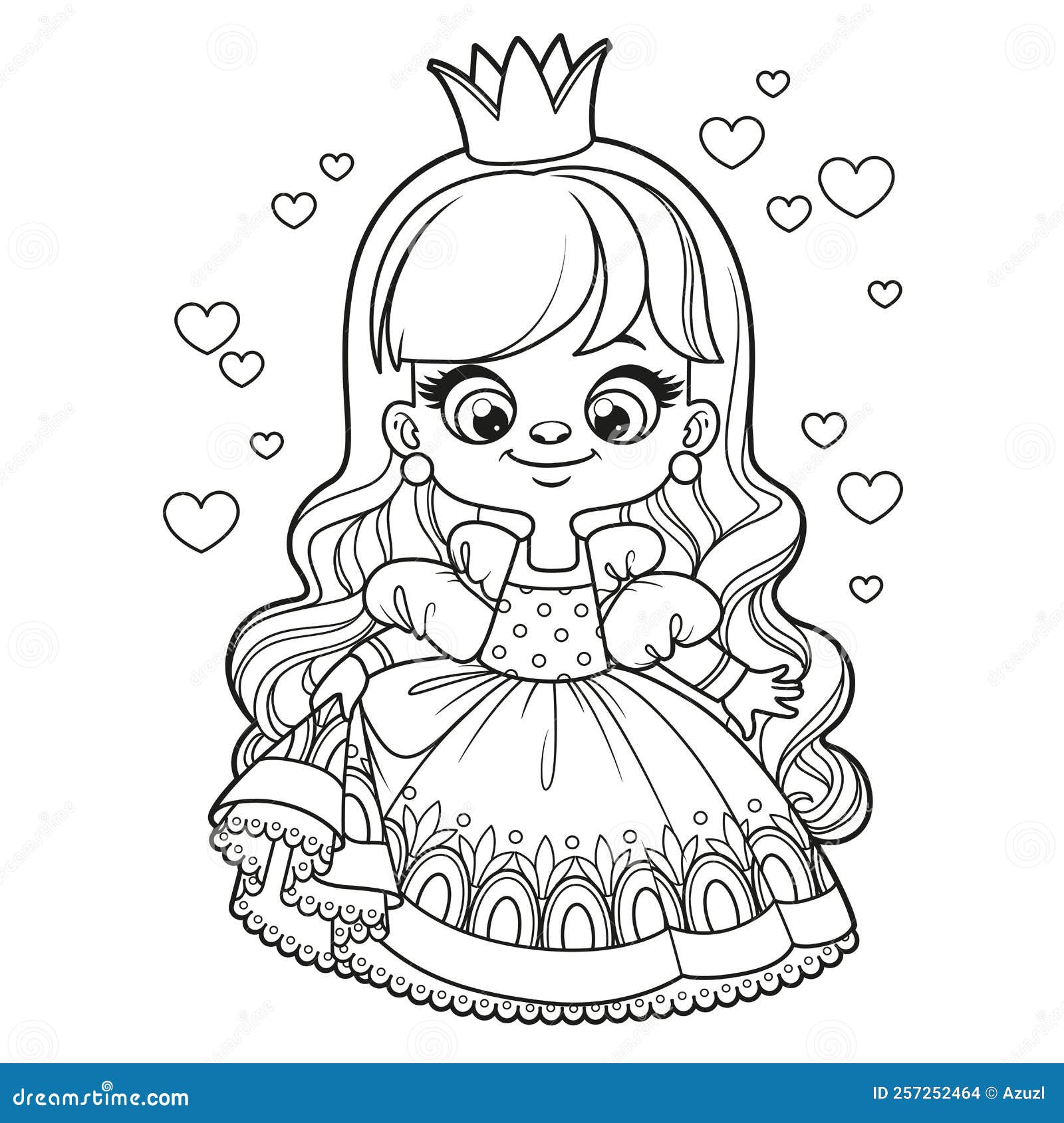 Princesas Kawaii desenhos para - Desenhos Para Pintar