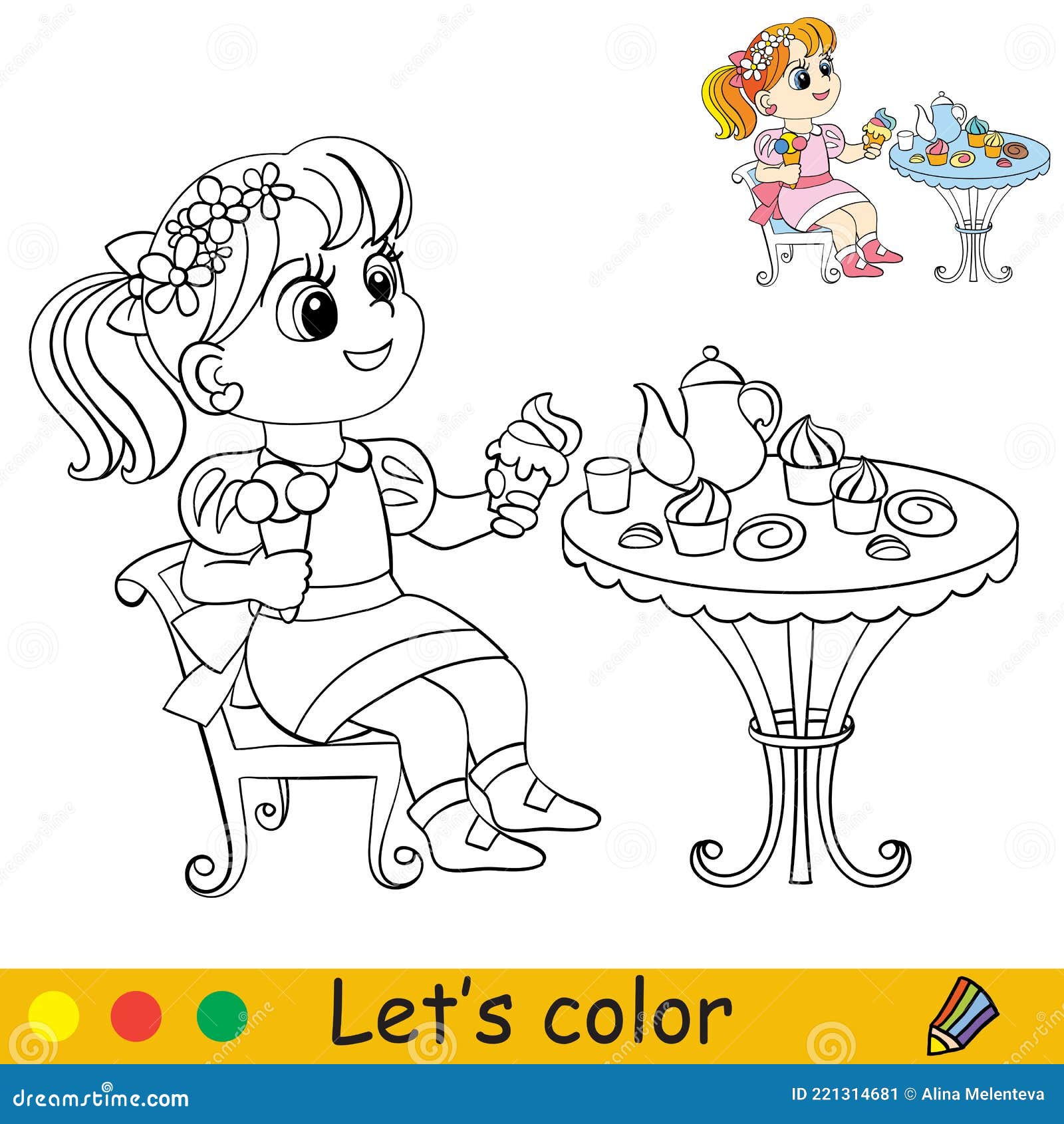 Jogo de chá de natal para colorir para adultos